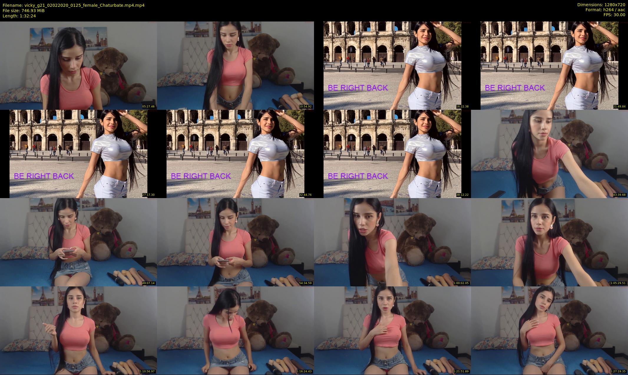vicky_g21 — 93 minute Chaturbate female cam show recording, 720p, Feb 2, 2020