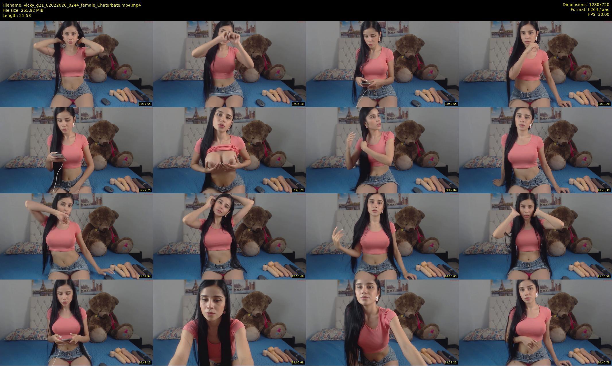 vicky_g21 — 22 minute Chaturbate female cam show recording, 720p, Feb 2, 2020
