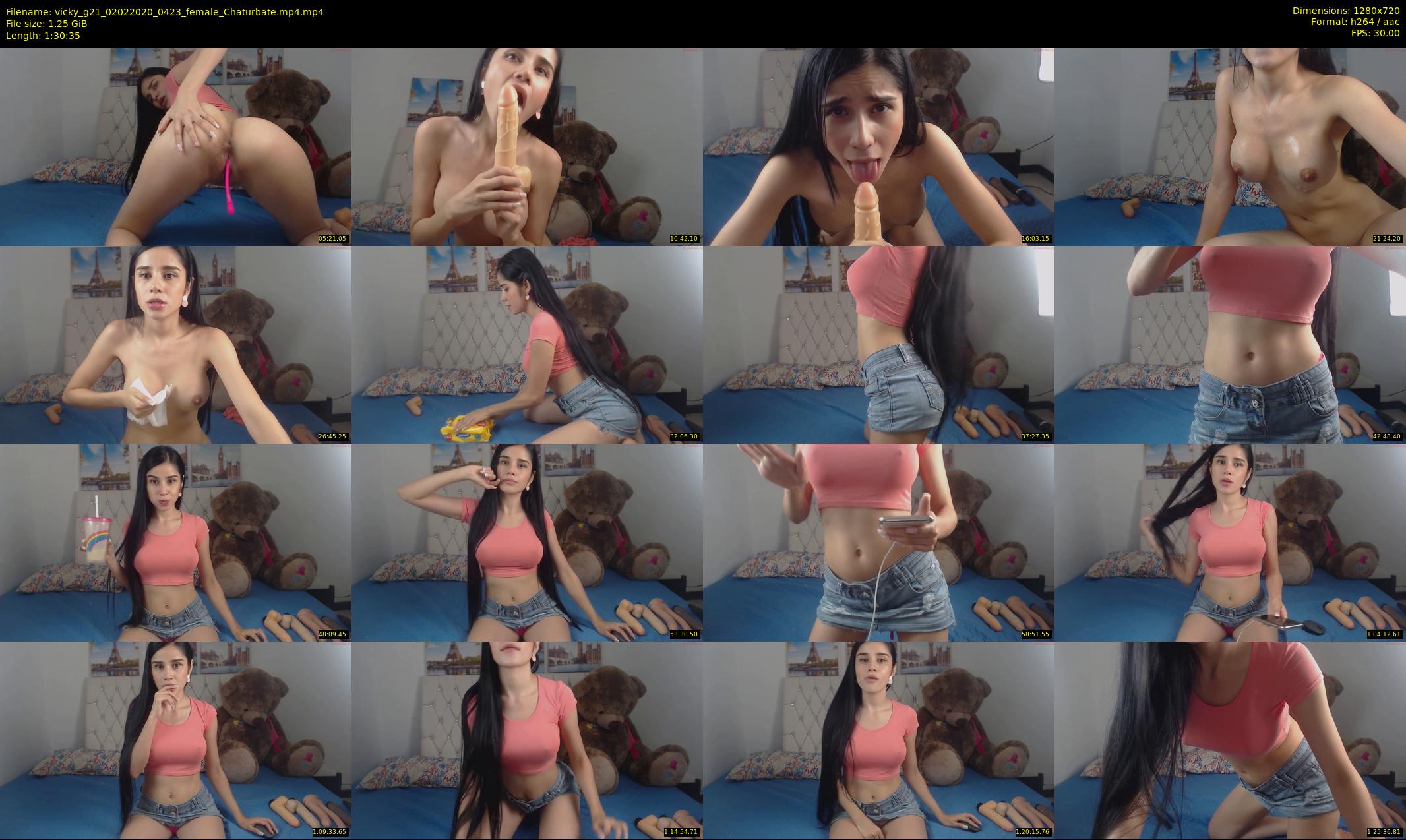 vicky_g21 — 91 minute Chaturbate female cam show recording, 720p, Feb 2, 2020