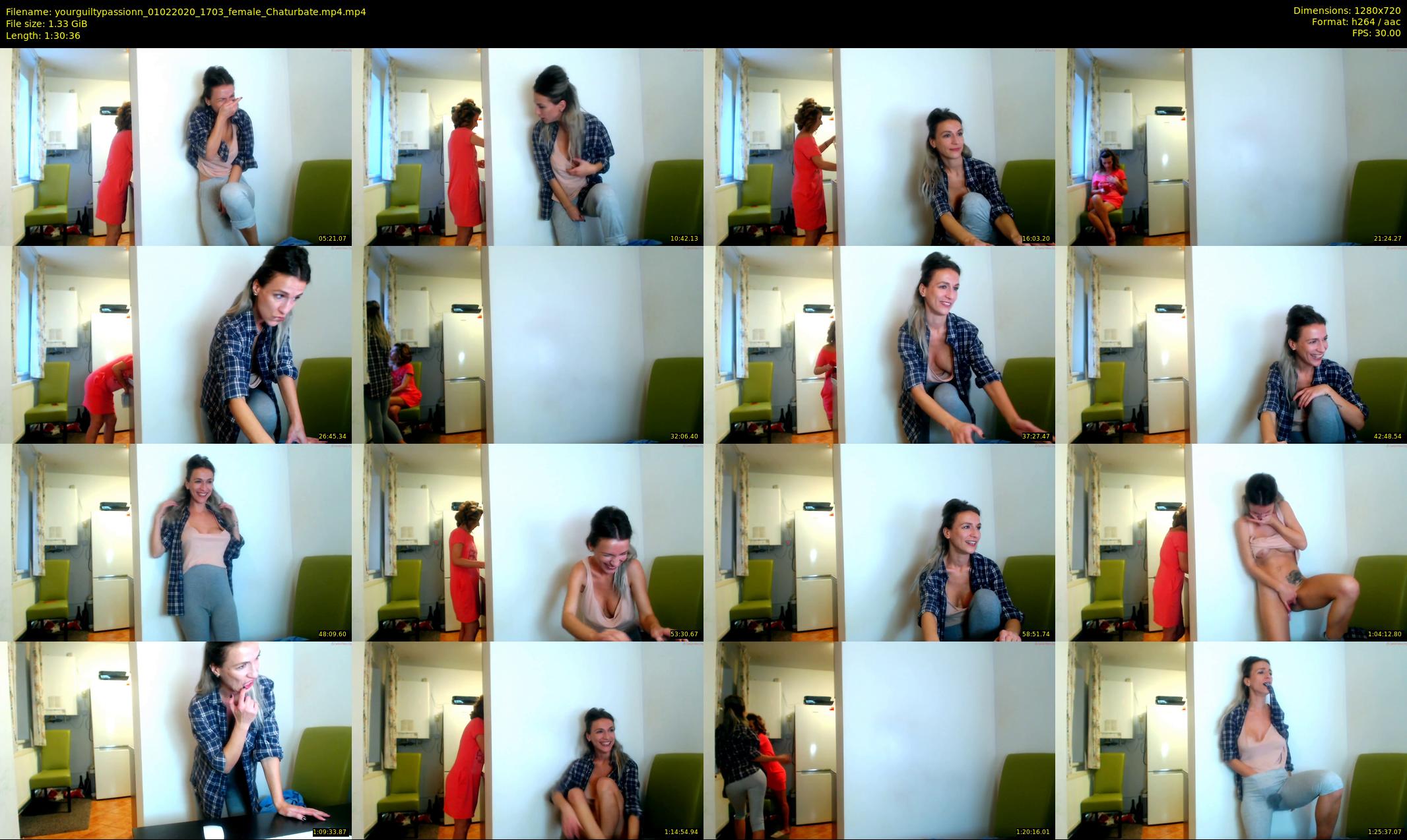 yourguiltypassionn — 91 minute Chaturbate female cam show recording, 720p, Feb 1, 2020