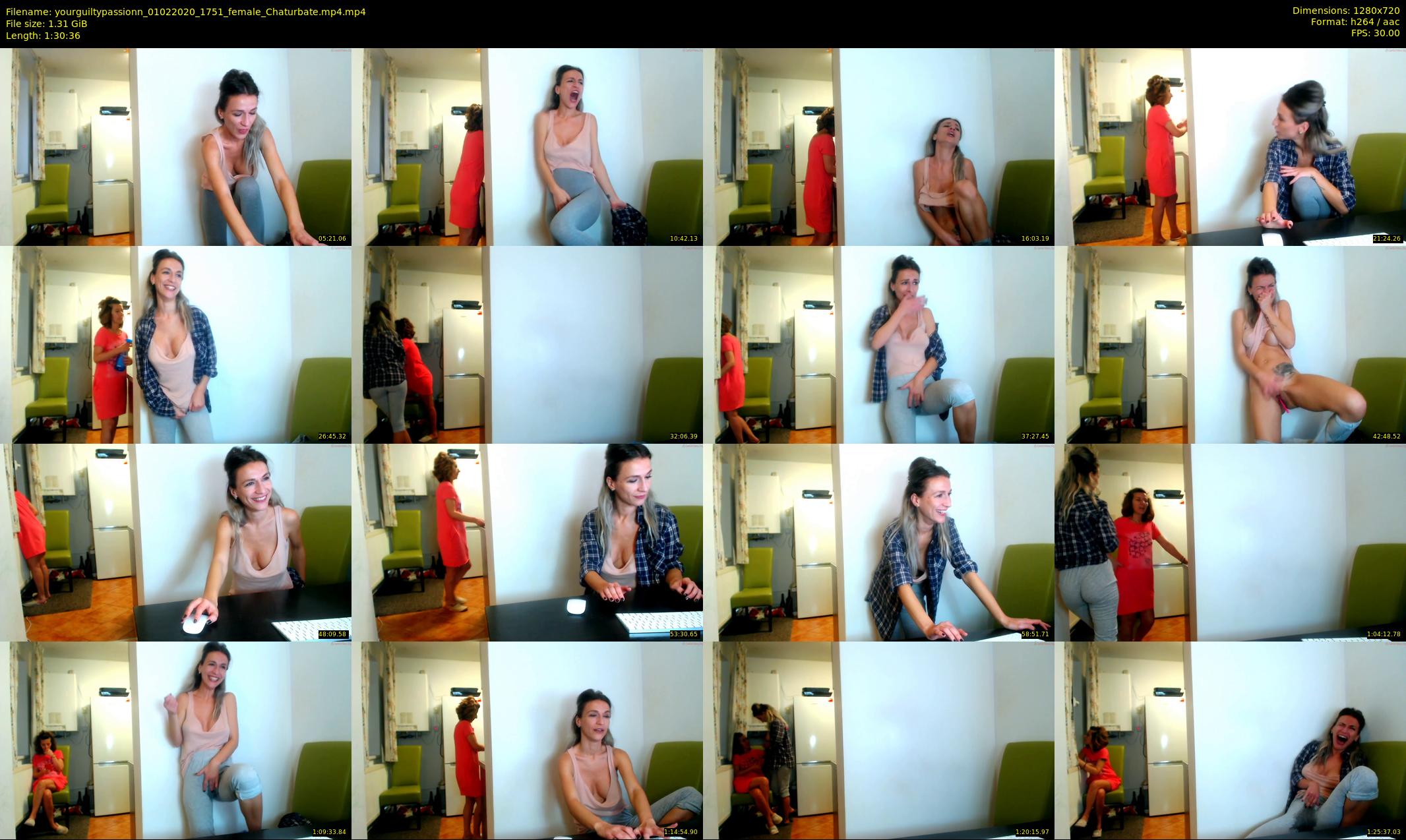 yourguiltypassionn — 91 minute Chaturbate female cam show recording, 720p, Feb 1, 2020