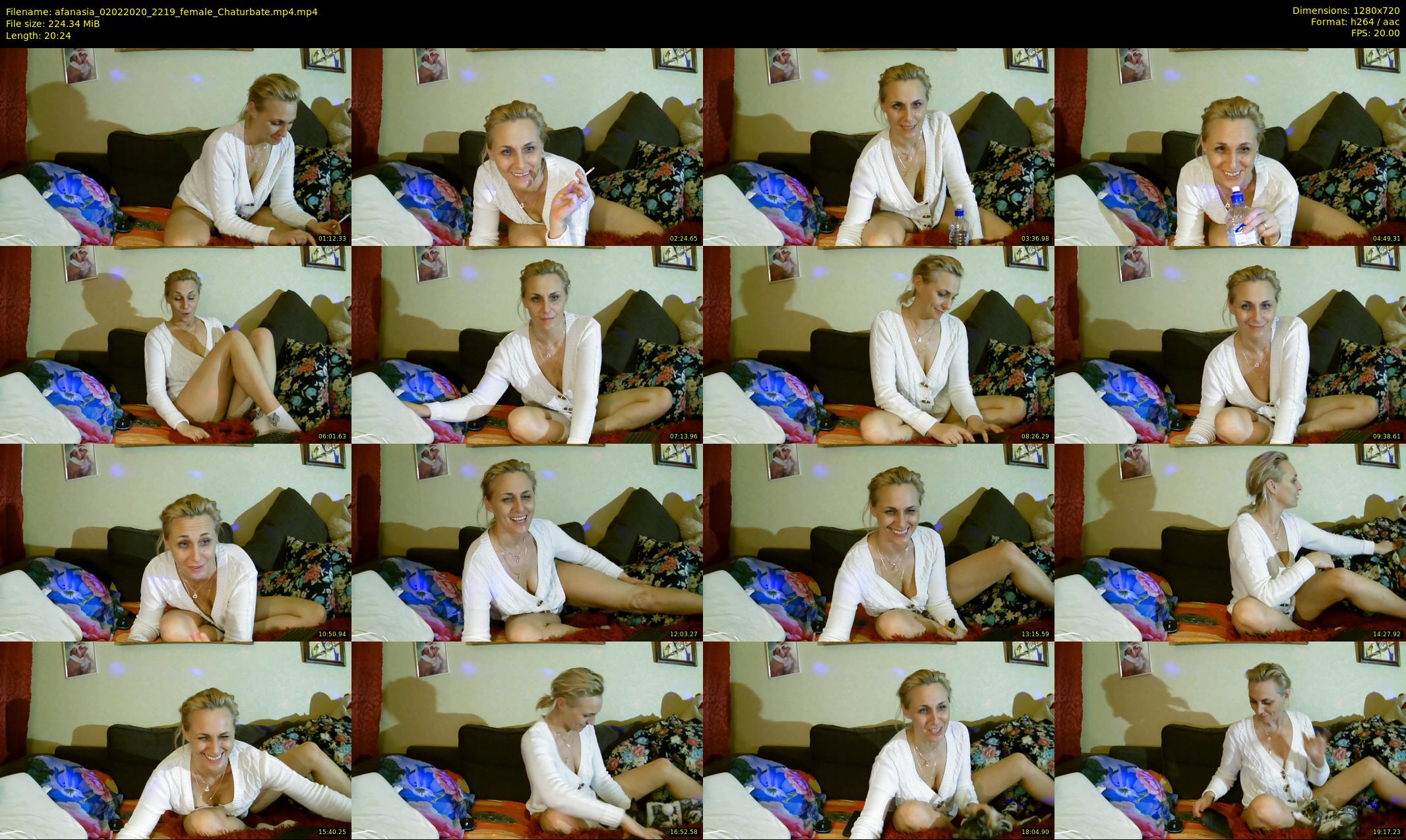 afanasia — 21 minute Chaturbate female cam show recording, 720p, Feb 2, 2020