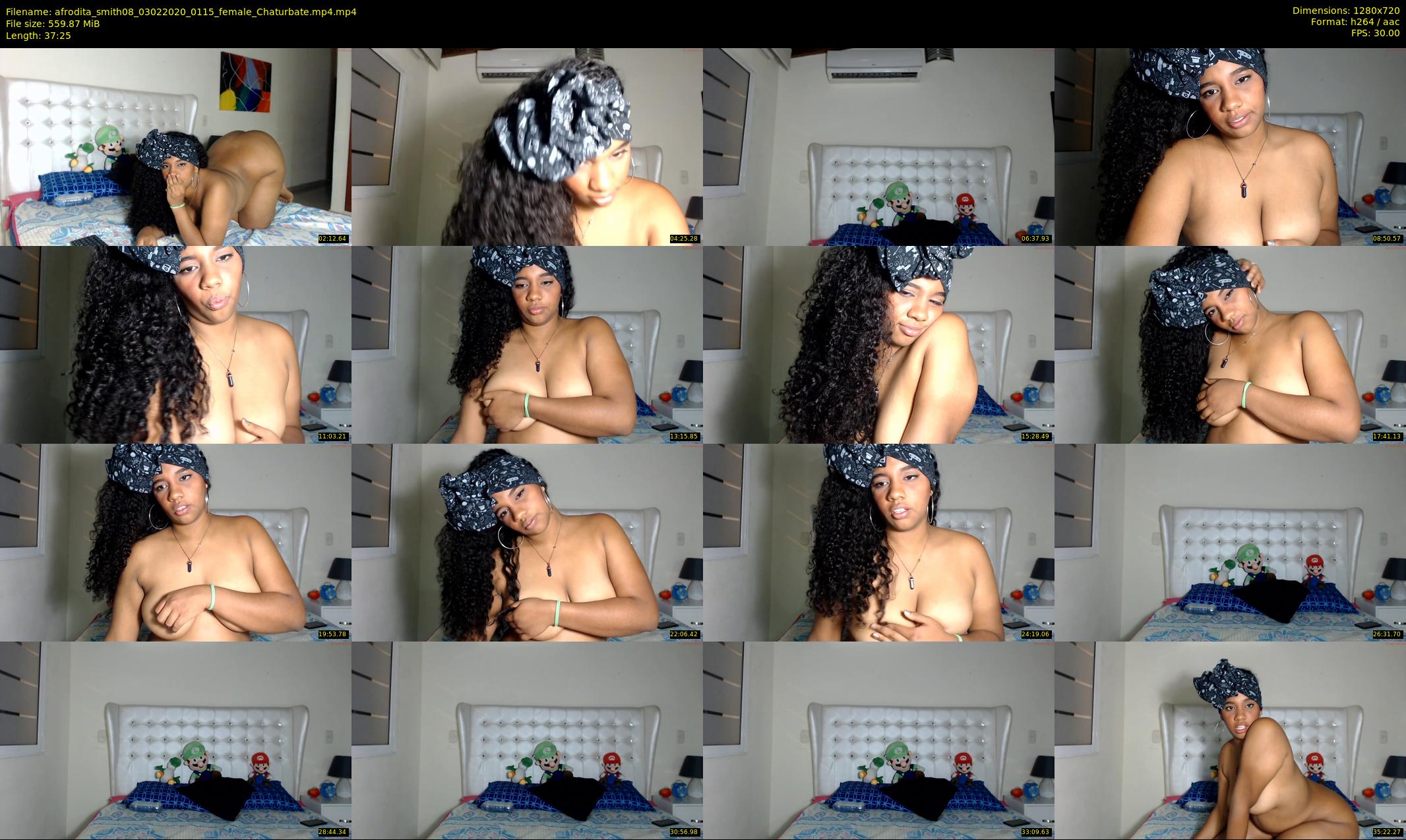 afrodita_smith08 — 38 minute Chaturbate female cam show recording, 720p, Feb 3, 2020