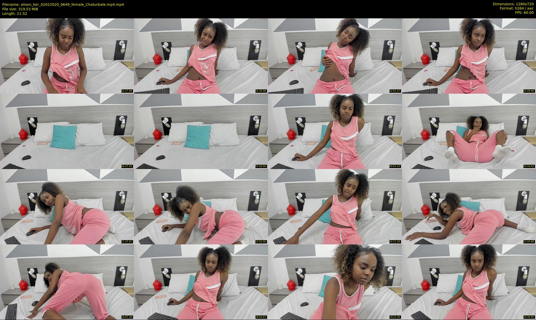alison_ker — 22 minute Chaturbate female cam show recording, 720p, Feb 2, 2020