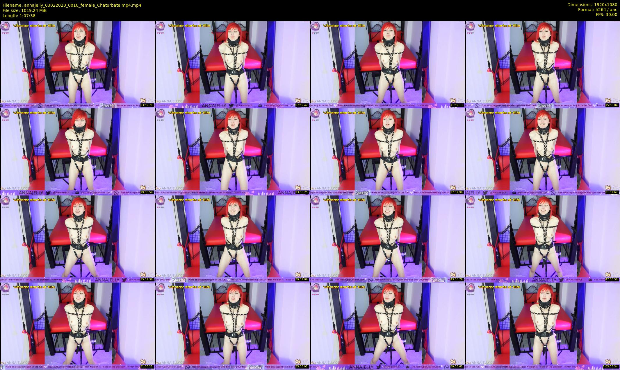 annajelly — 68 minute Chaturbate couple cam show recording, 1080p, Feb 3, 2020