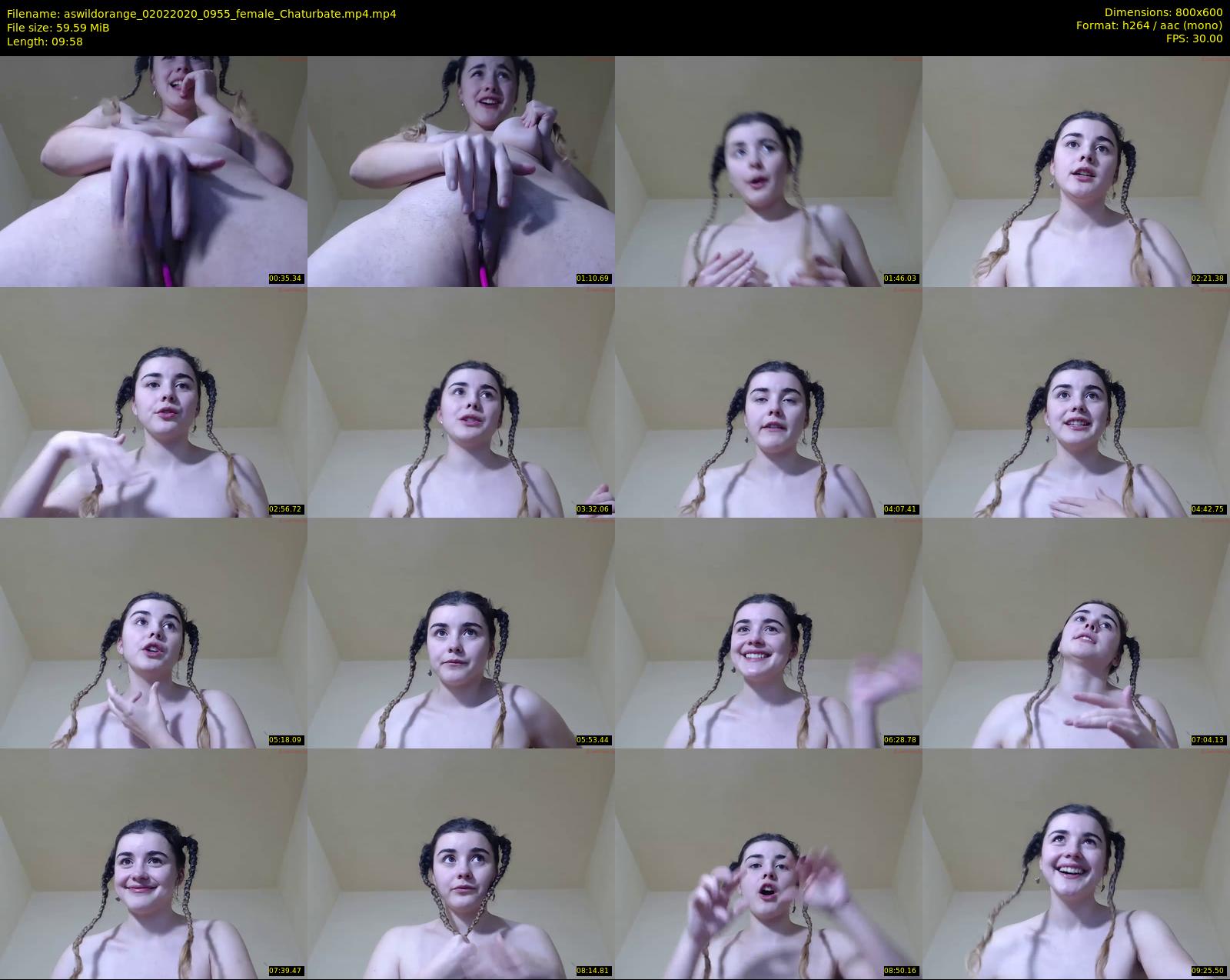 aswildorange — 10 minute Chaturbate female cam show recording, 480p, Feb 2, 2020