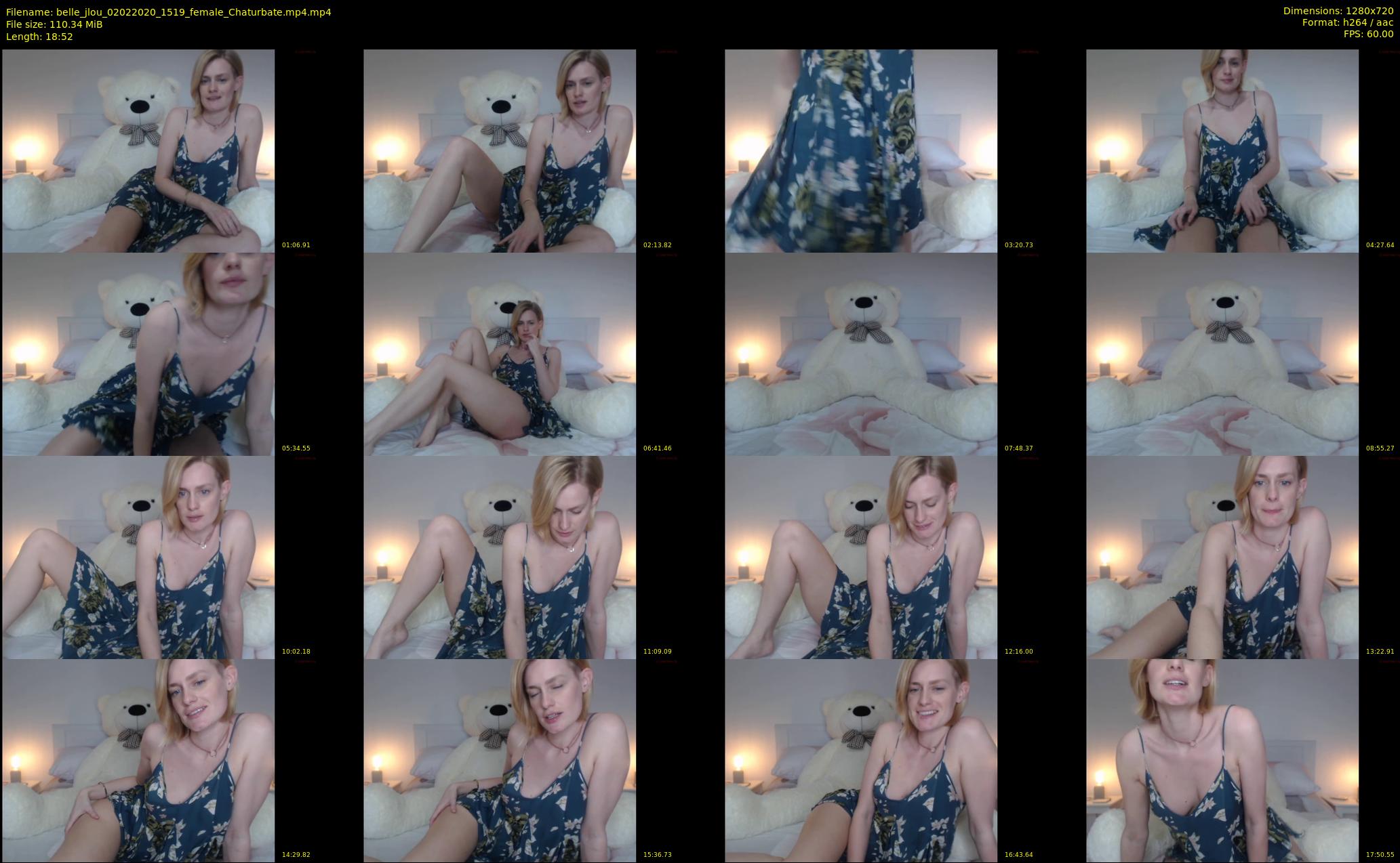 belle_jlou — 19 minute Chaturbate female cam show recording, 720p, Feb 2, 2020