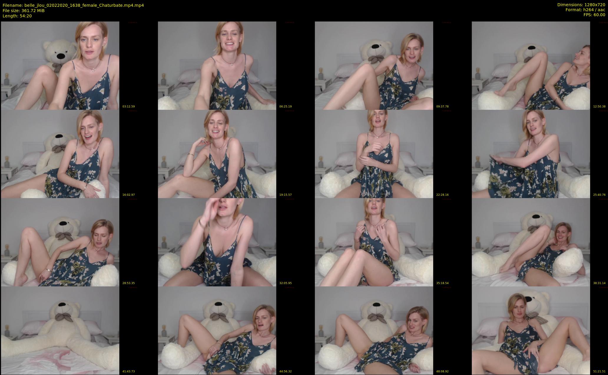 belle_jlou — 55 minute Chaturbate female cam show recording, 720p, Feb 2, 2020