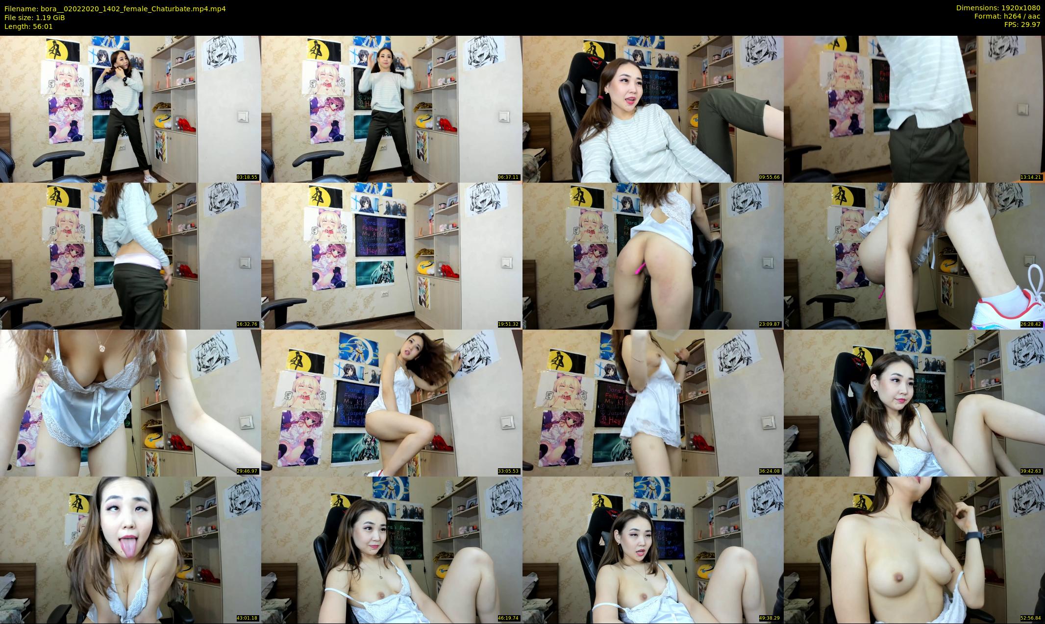 bora_ — 57 minute Chaturbate female cam show recording, 1080p, Feb 2, 2020