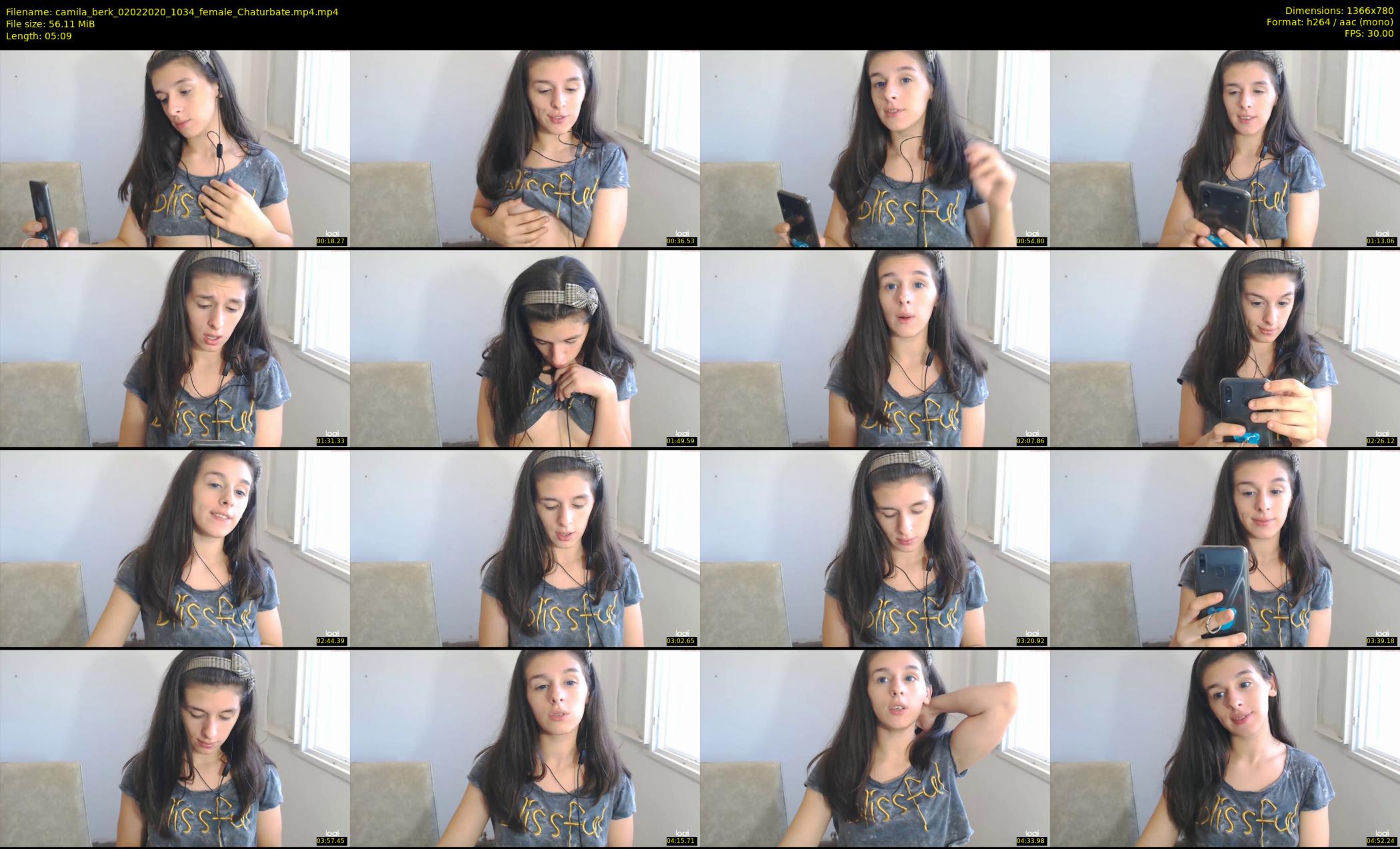 camila_berk — 6 minute Chaturbate female cam show recording, 720p, Feb 2, 2020