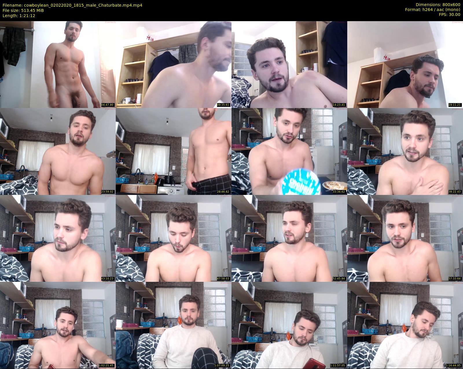 cowboylean — 82 minute Chaturbate male cam show recording, 480p, Feb 2, 2020