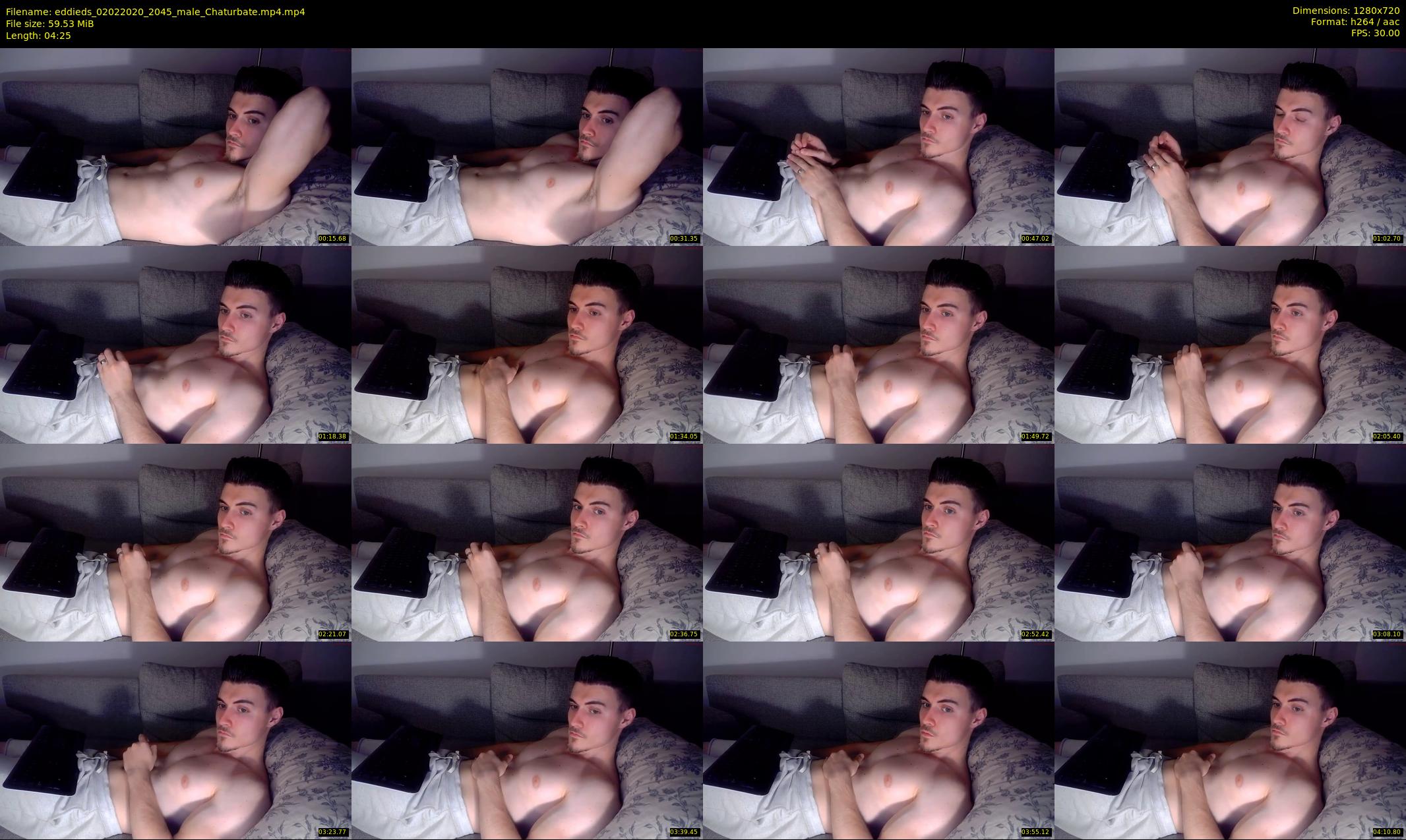 eddieds — 5 minute Chaturbate male cam show recording, 720p, Feb 2, 2020