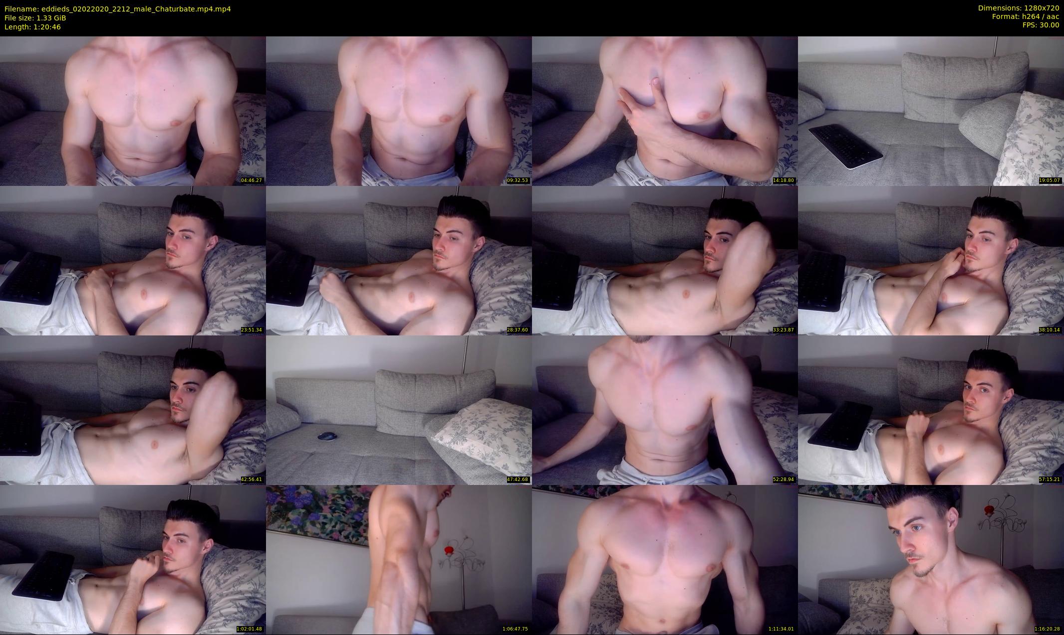 eddieds — 81 minute Chaturbate male cam show recording, 720p, Feb 2, 2020