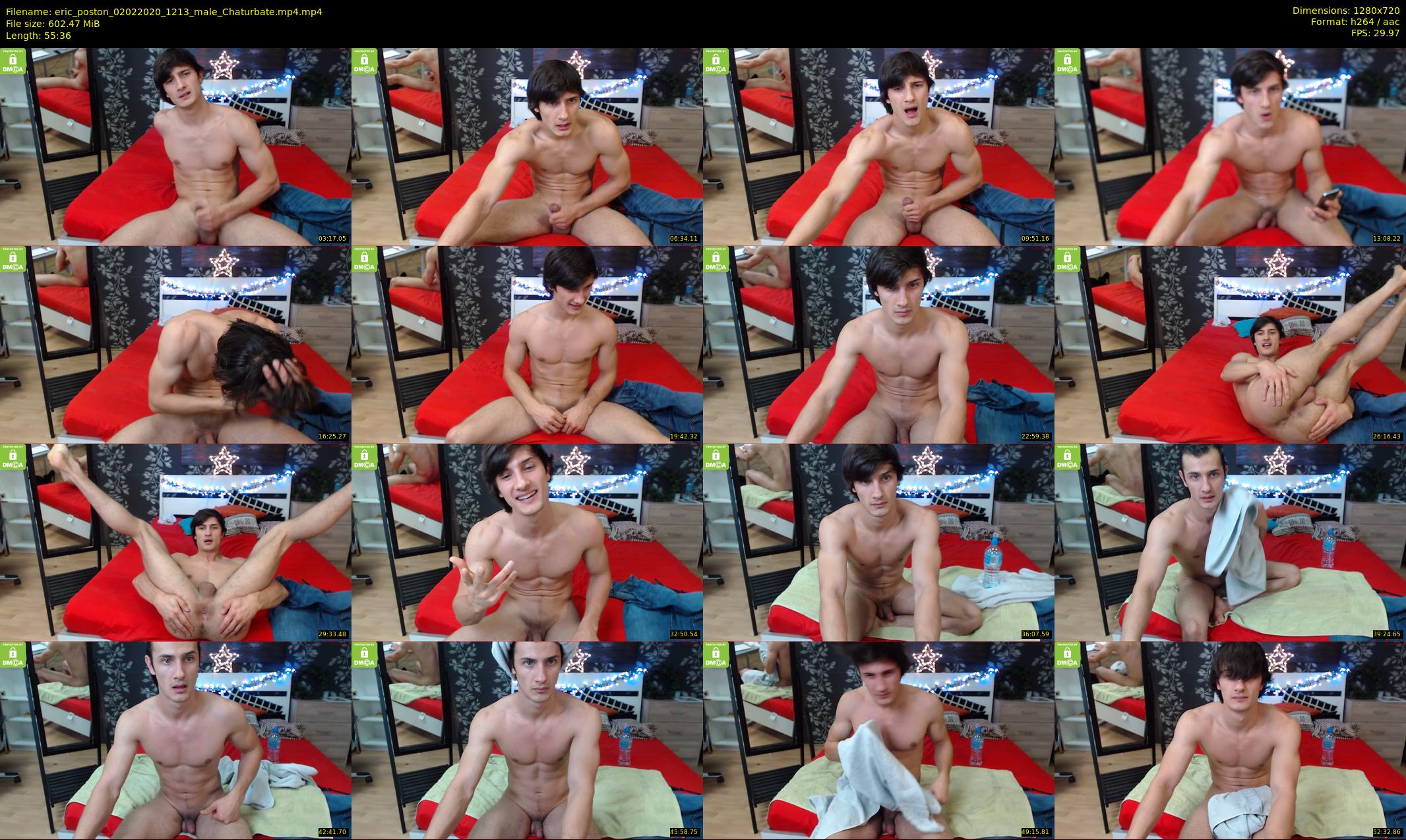 eric_poston — 56 minute Chaturbate male cam show recording, 720p, Feb 2, 2020