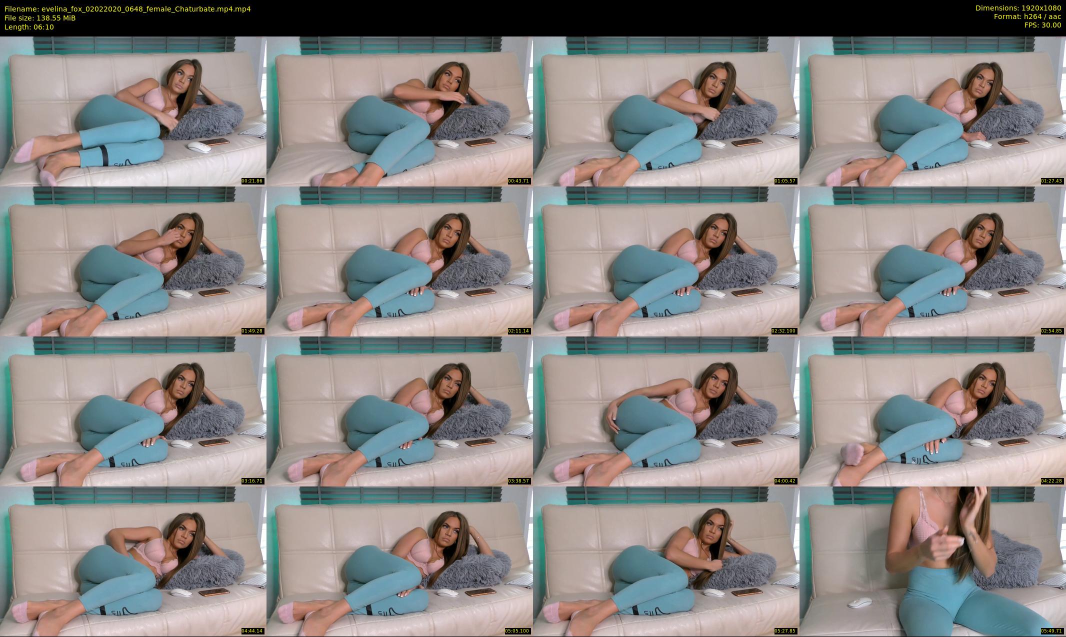evelina_fox — 7 minute Chaturbate female cam show recording, 1080p, Feb 2, 2020