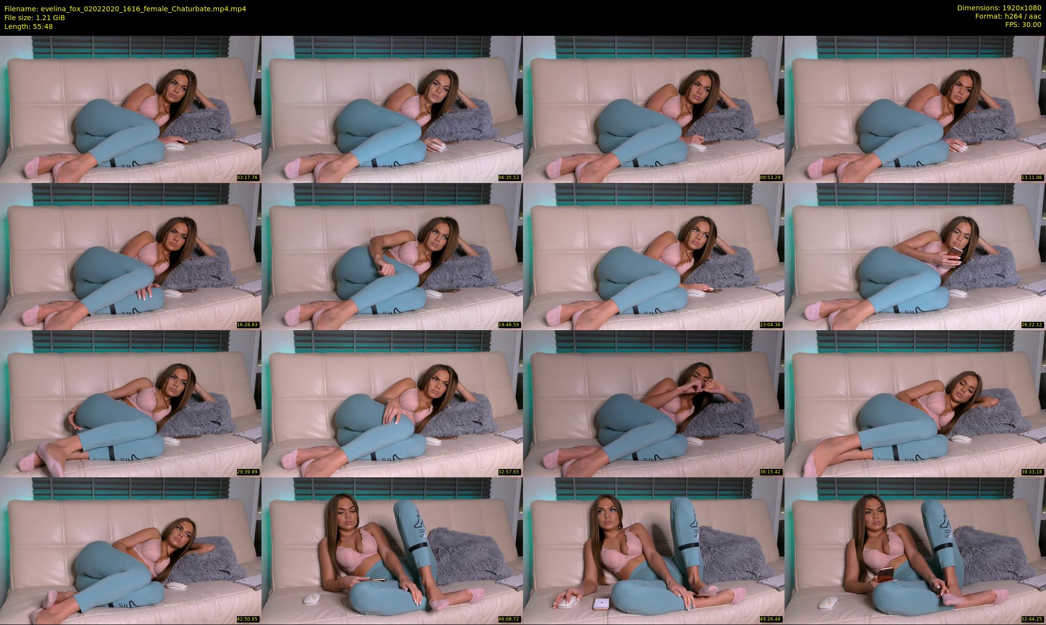evelina_fox — 56 minute Chaturbate female cam show recording, 1080p, Feb 2, 2020