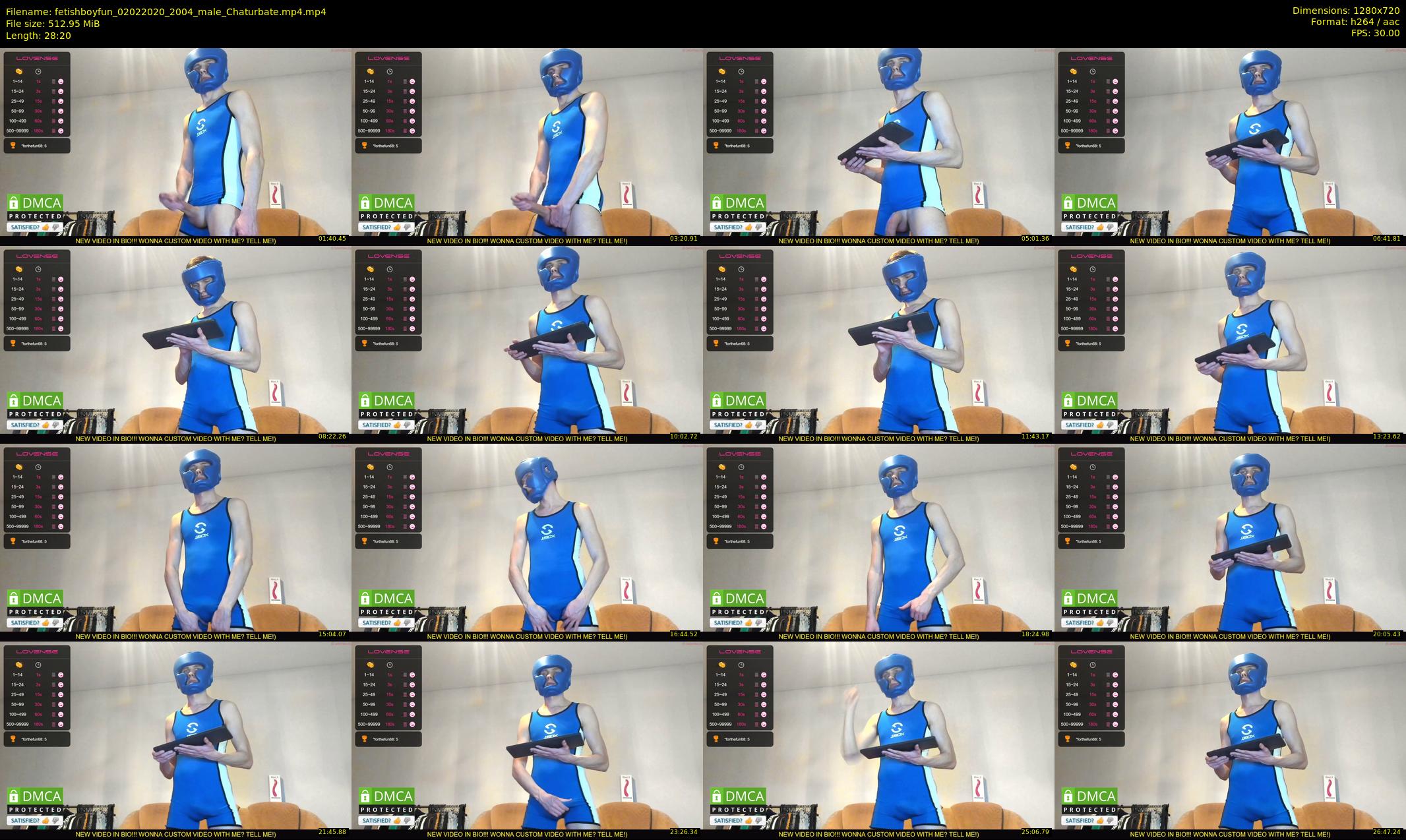 fetishboyfun — 29 minute Chaturbate male cam show recording, 720p, Feb 2, 2020