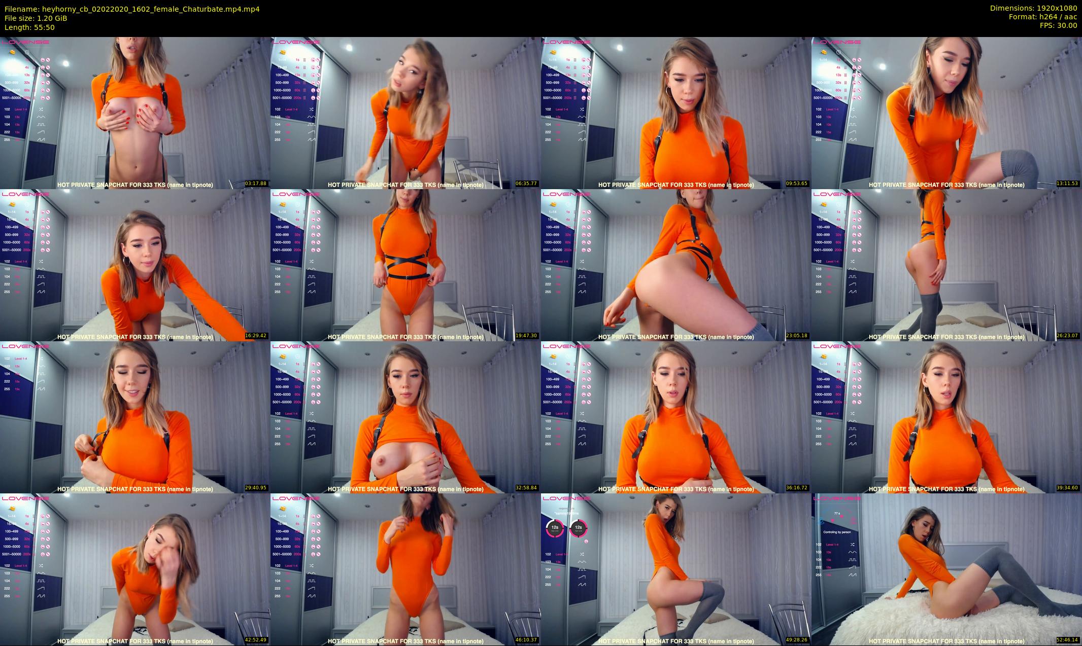 heyhorny_cb — 56 minute Chaturbate couple cam show recording, 1080p, Feb 2, 2020