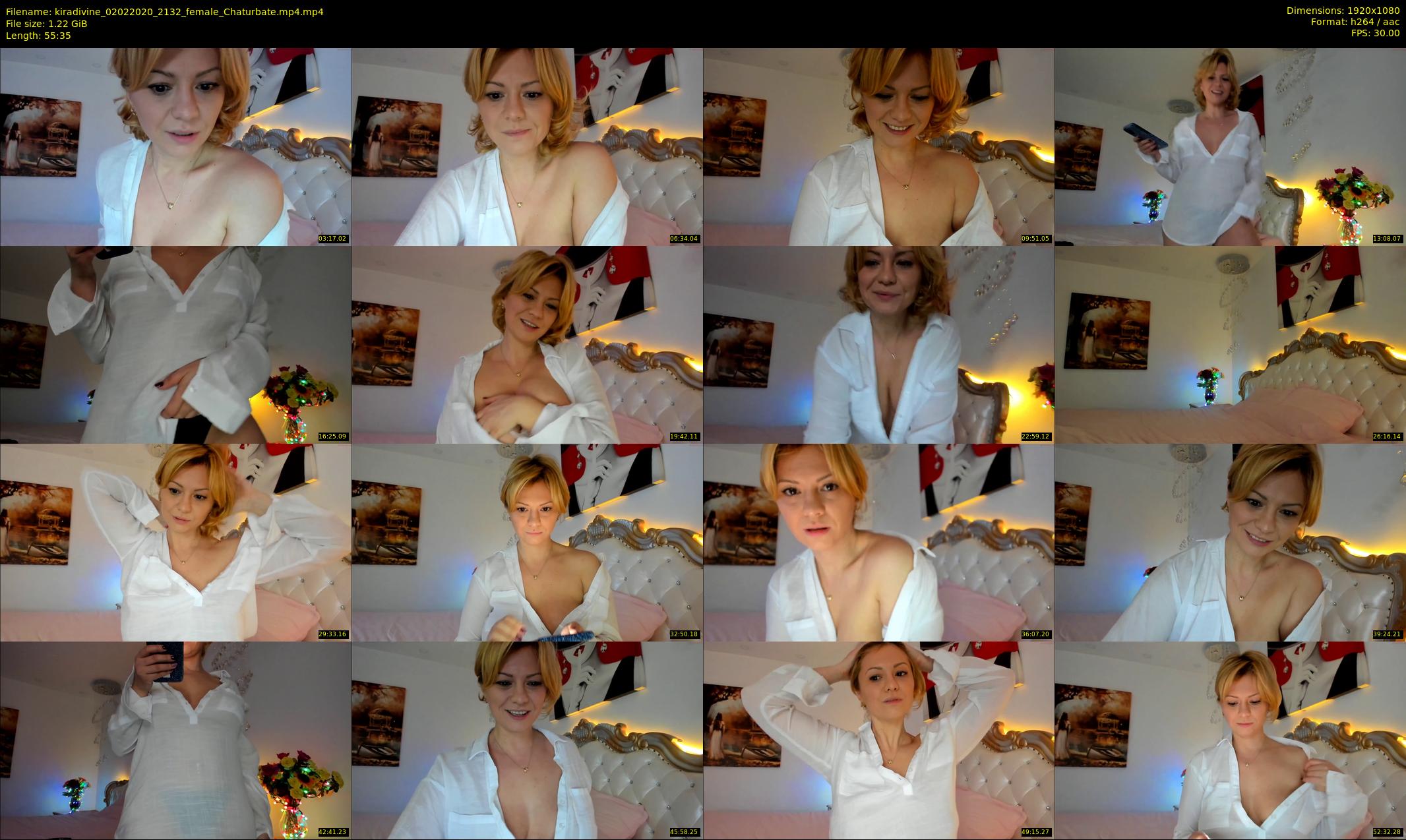 kiradivine — 56 minute Chaturbate female cam show recording, 1080p, Feb 2, 2020