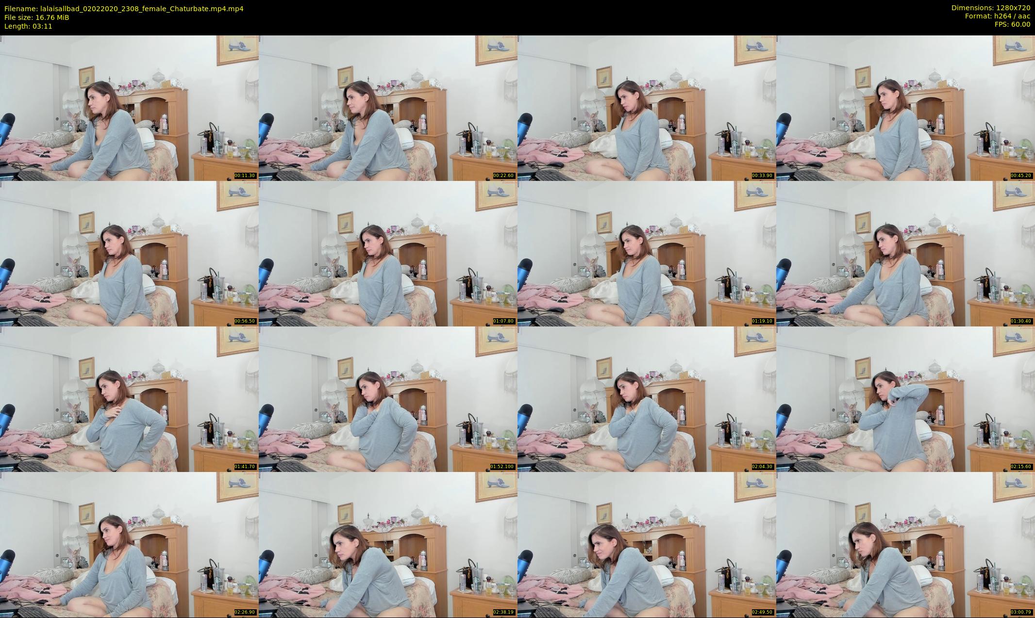 lalaisallbad — 4 minute Chaturbate female cam show recording, 720p, Feb 2, 2020