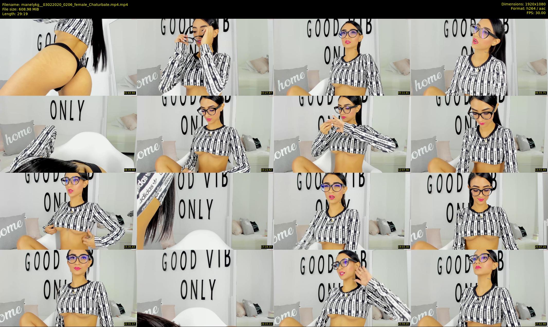 manelykg_ — 30 minute Chaturbate female cam show recording, 1080p, Feb 3, 2020