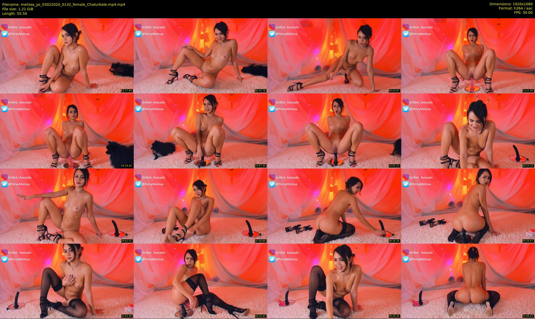 melissa_yo — 56 minute Chaturbate female cam show recording, 1080p, Feb 3, 2020