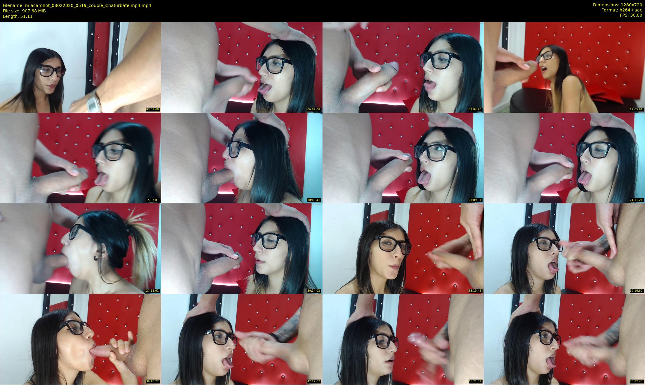 miacamhot — 52 minute Chaturbate couple cam show recording, 720p, Feb 3, 2020