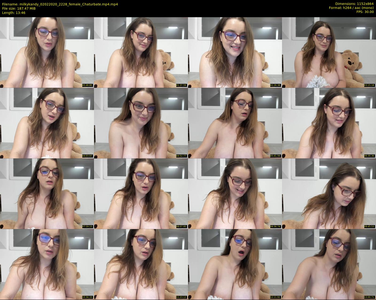 milkykandy — 14 minute Chaturbate female cam show recording, 720p, Feb 2, 2020