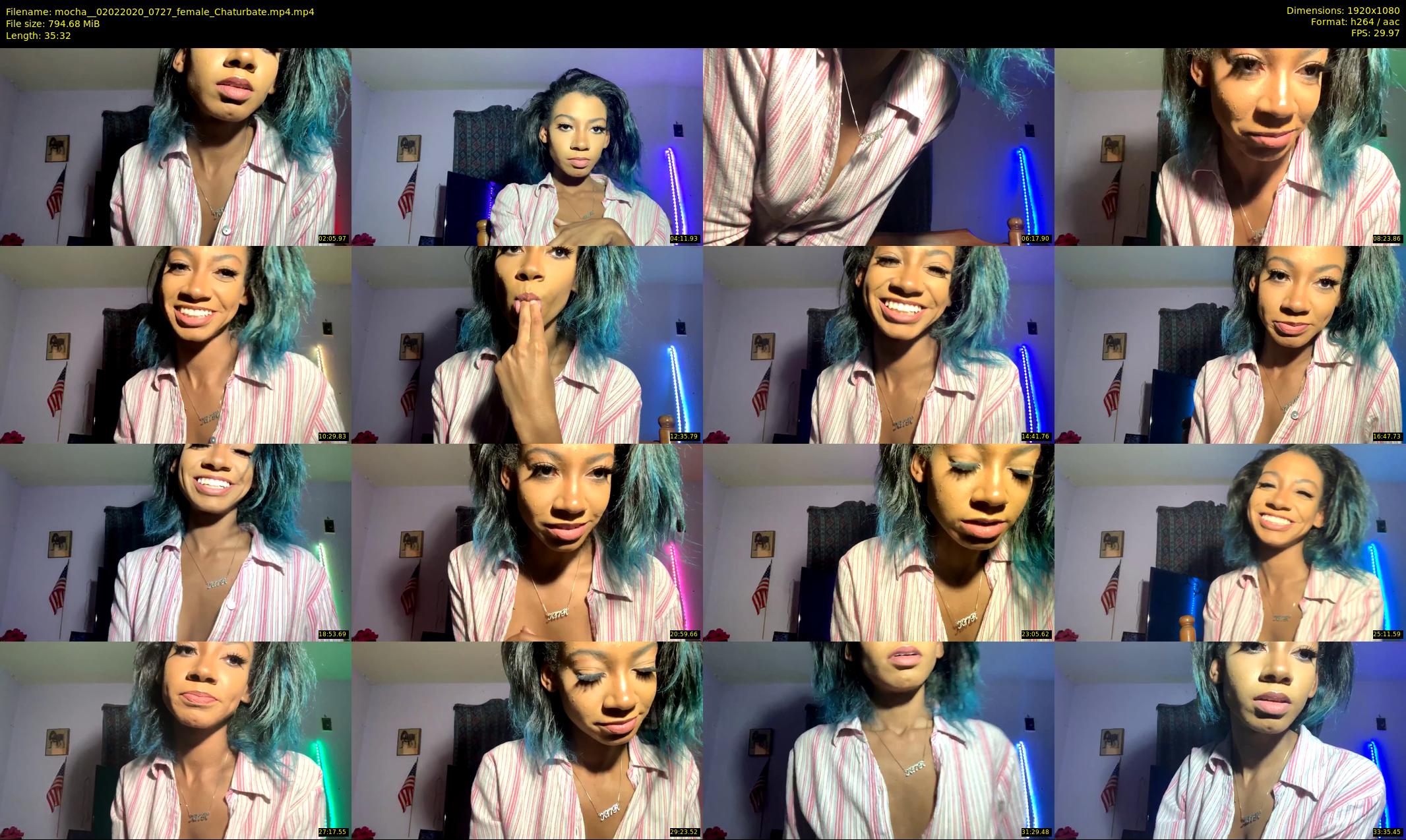 mocha_ — 36 minute Chaturbate female cam show recording, 1080p, Feb 2, 2020