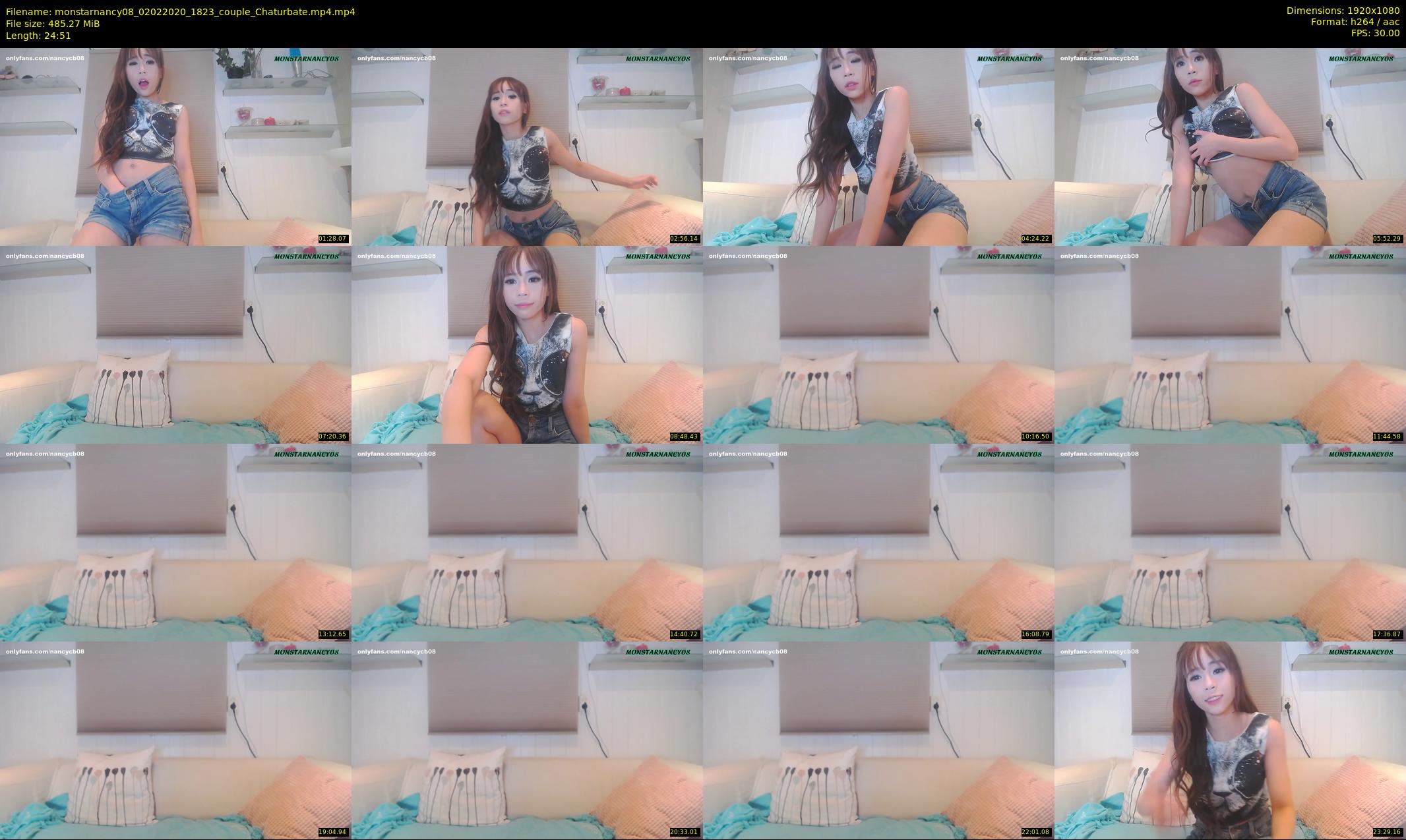 monstarnancy08 — 25 minute Chaturbate female cam show recording, 1080p, Feb 2, 2020