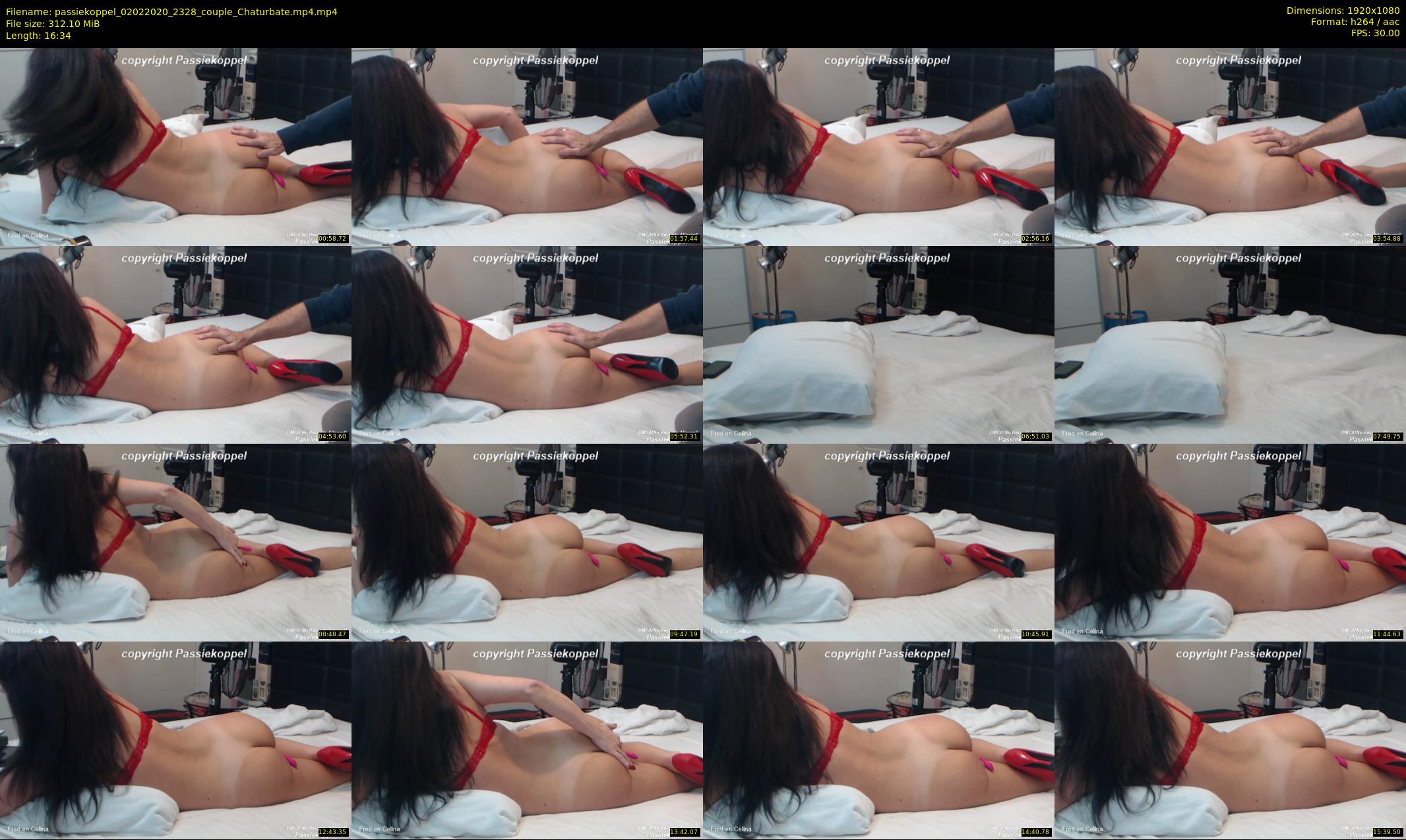 passiekoppel — 17 minute Chaturbate couple cam show recording, 1080p, Feb 2, 2020