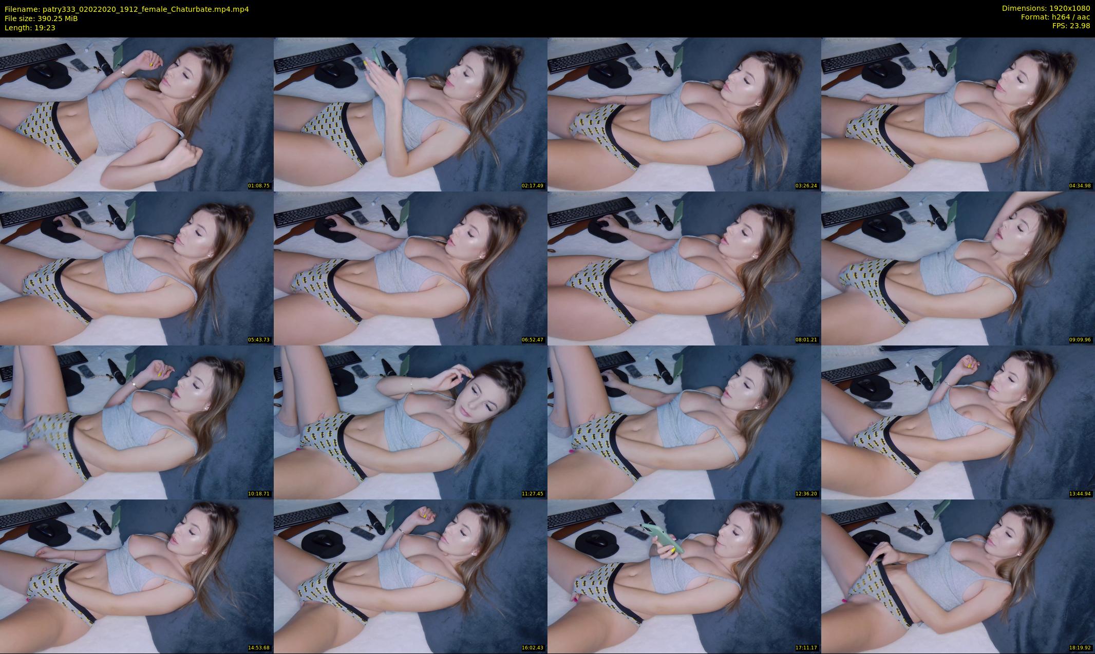 patry333 — 20 minute Chaturbate female cam show recording, 1080p, Feb 2, 2020