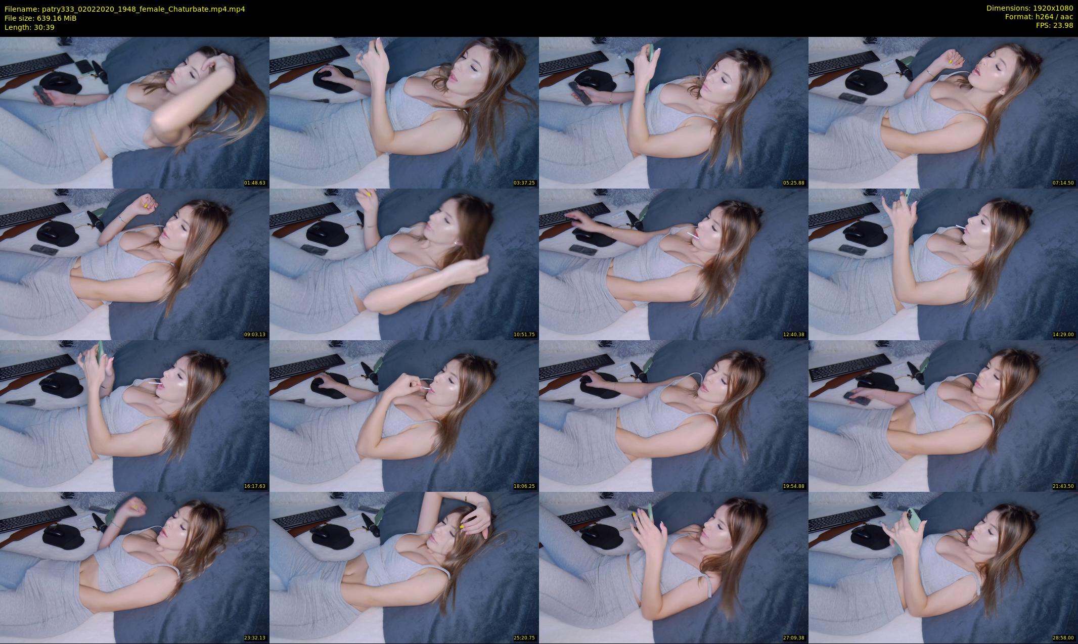 patry333 — 31 minute Chaturbate female cam show recording, 1080p, Feb 2, 2020