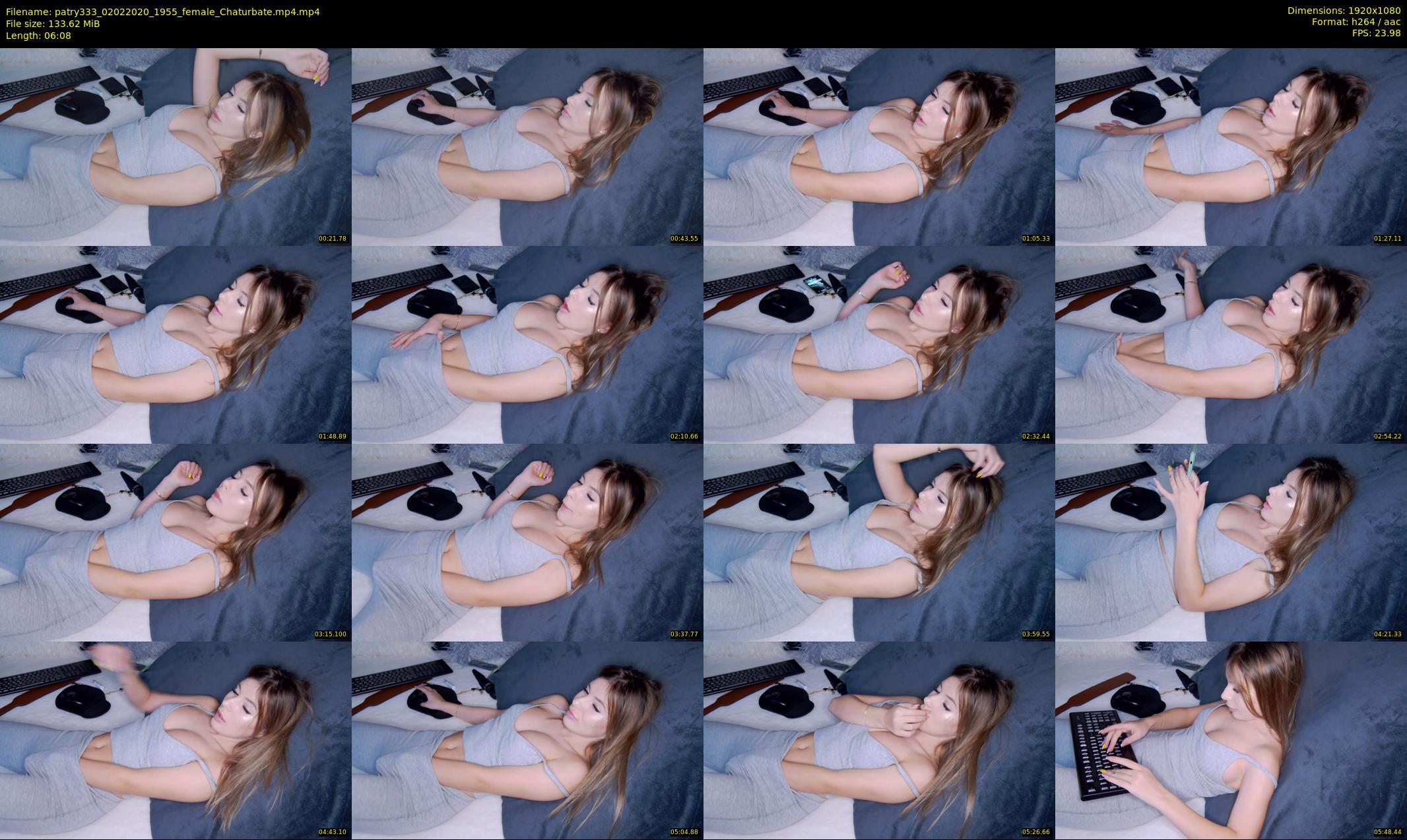 patry333 — 7 minute Chaturbate female cam show recording, 1080p, Feb 2, 2020