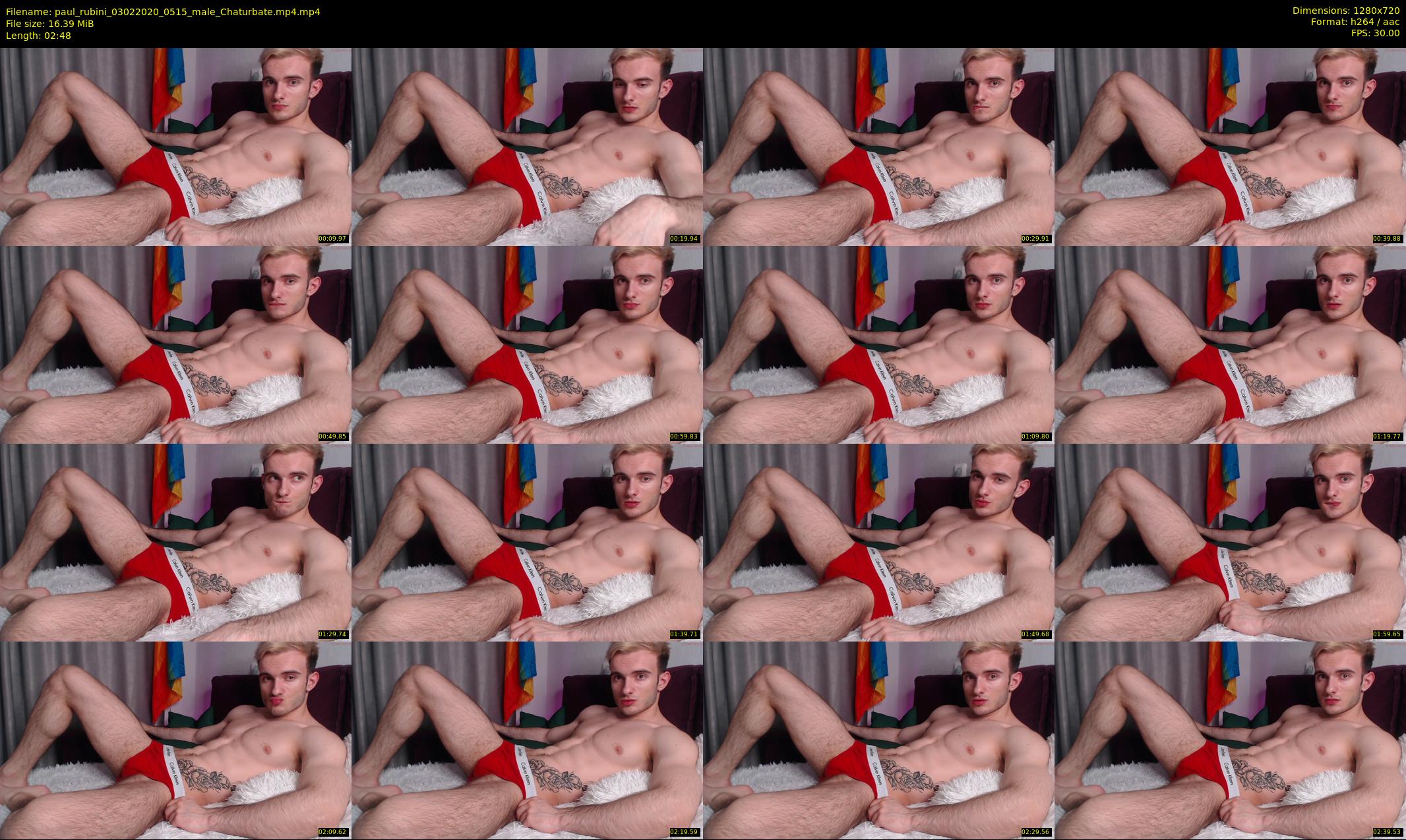 paul_rubini — 3 minute Chaturbate male cam show recording, 720p, Feb 3, 2020
