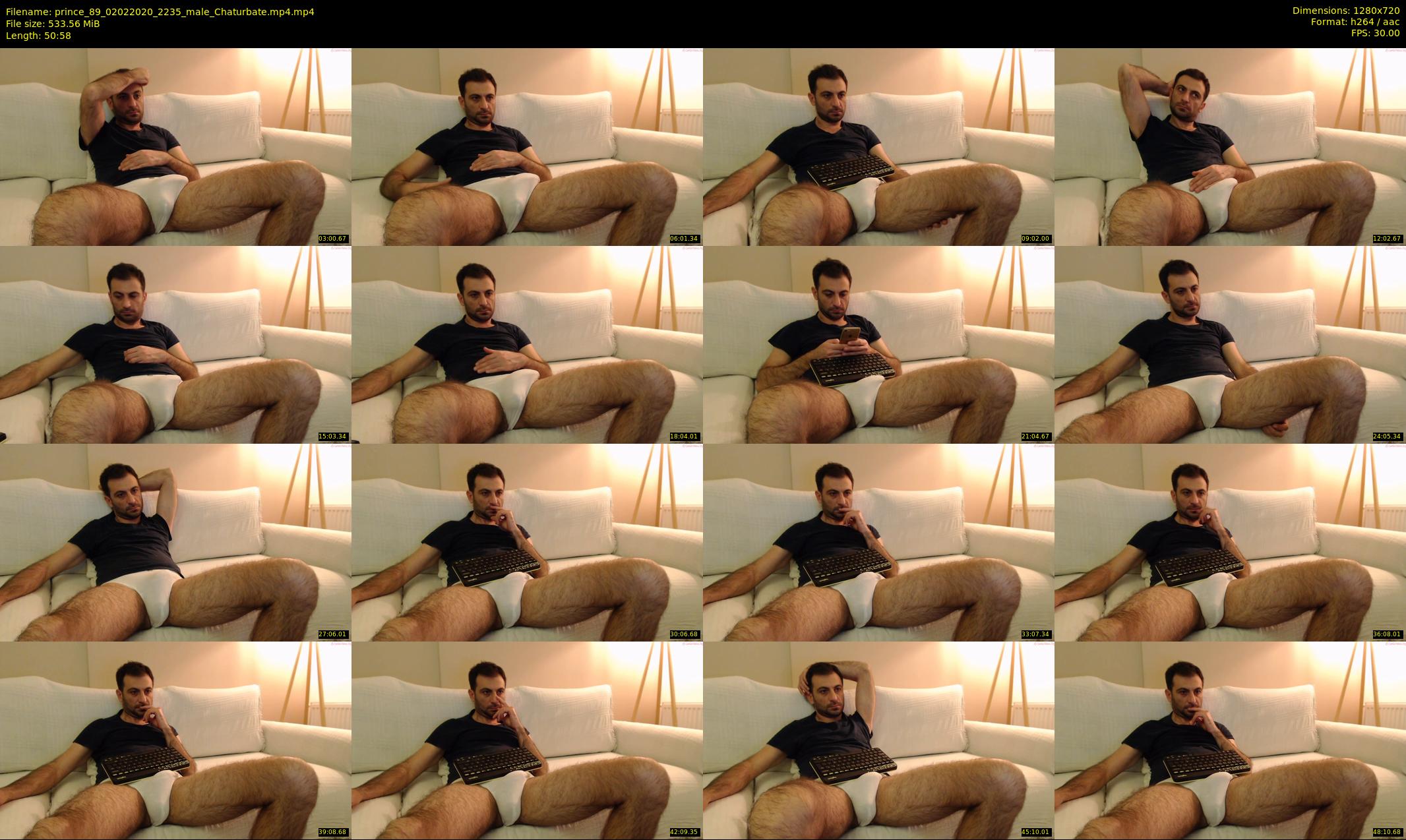 prince_89 — 51 minute Chaturbate male cam show recording, 720p, Feb 2, 2020