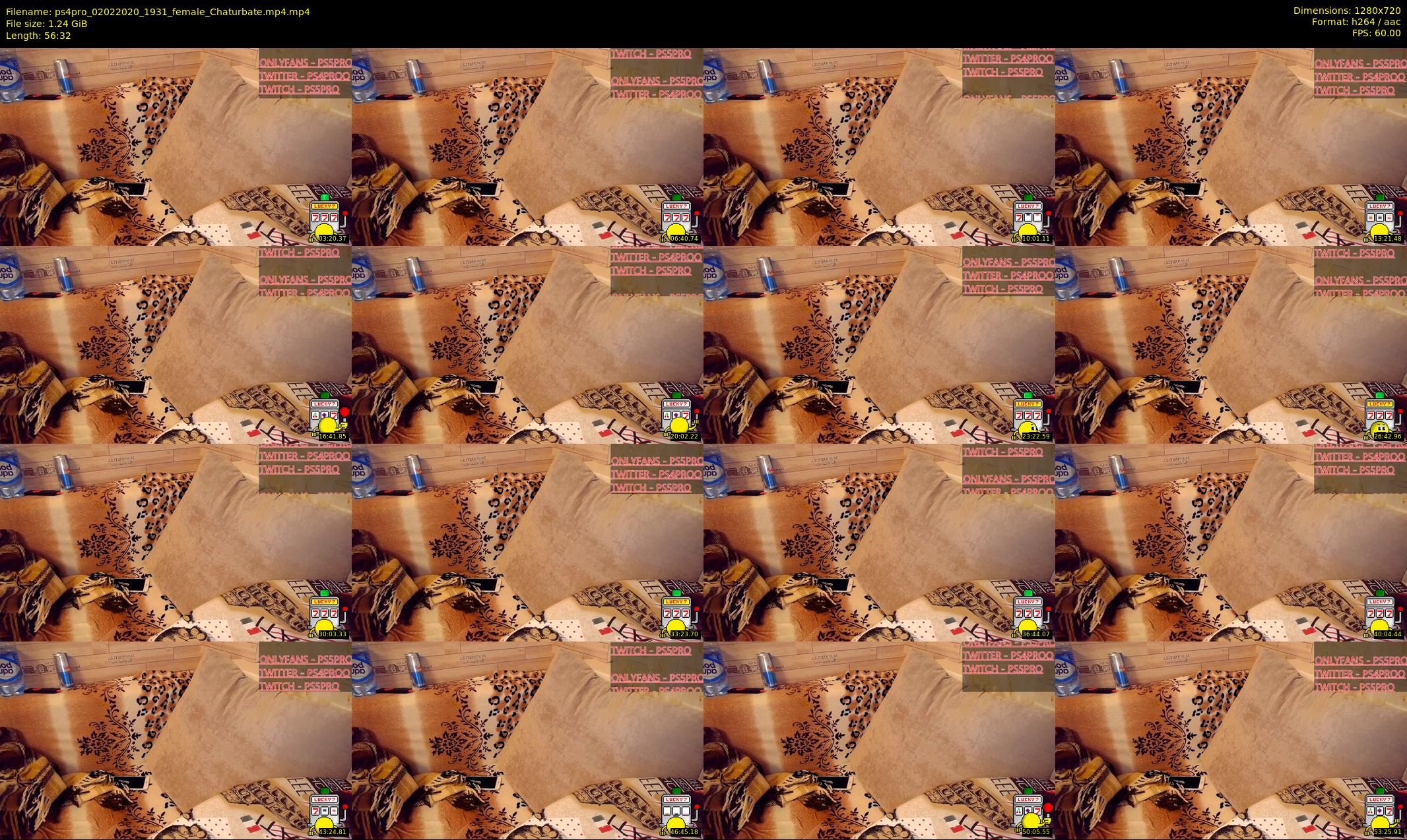 ps4pro — 57 minute Chaturbate female cam show recording, 720p, Feb 2, 2020