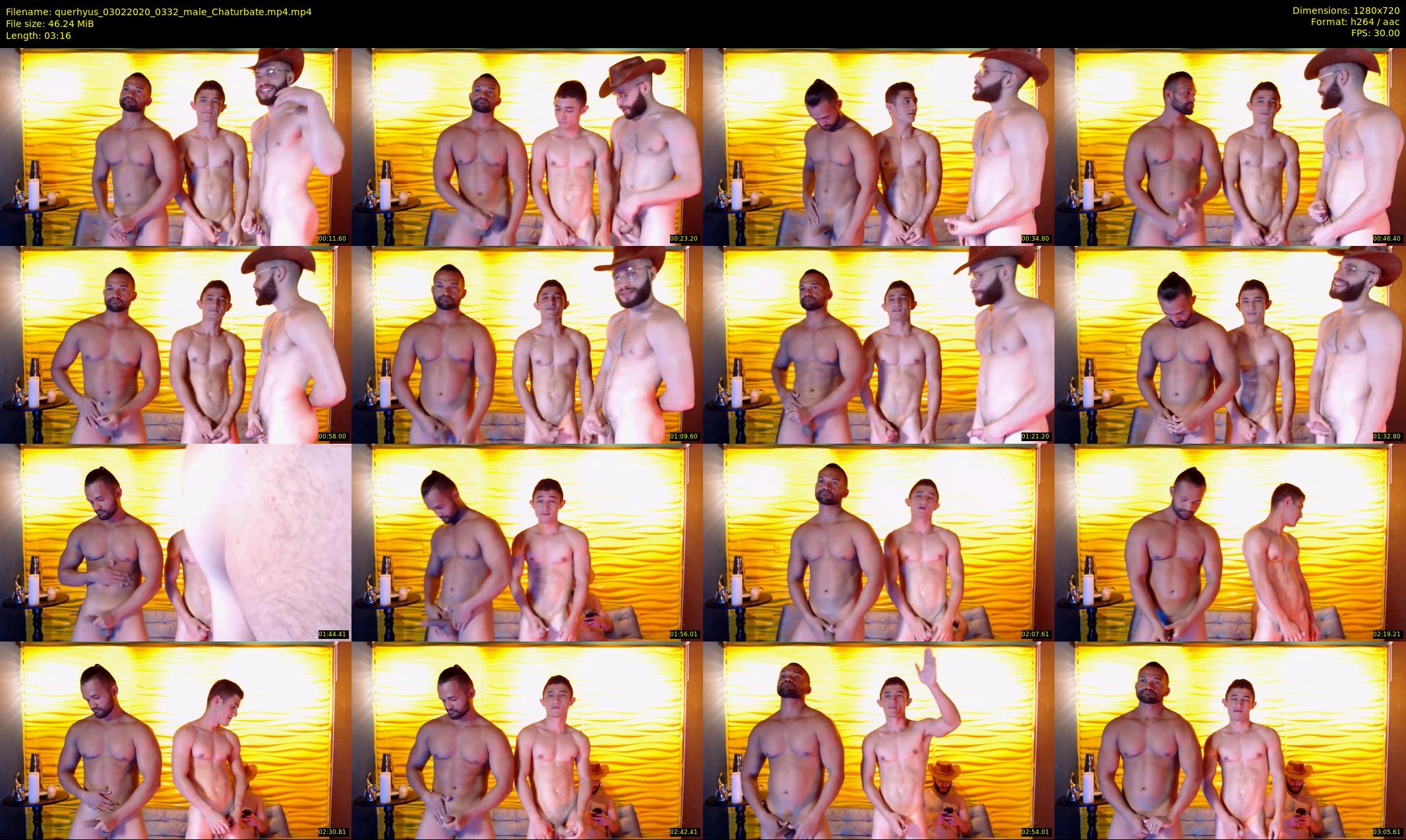 querhyus — 4 minute Chaturbate male cam show recording, 720p, Feb 3, 2020