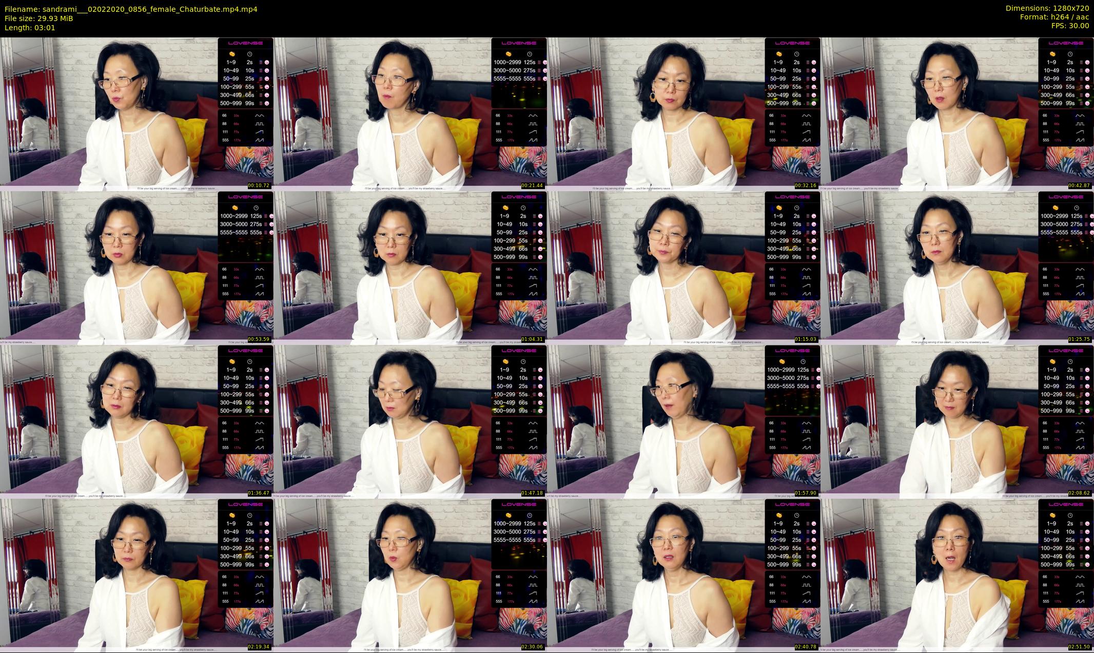 sandrami__ — 4 minute Chaturbate female cam show recording, 720p, Feb 2, 2020