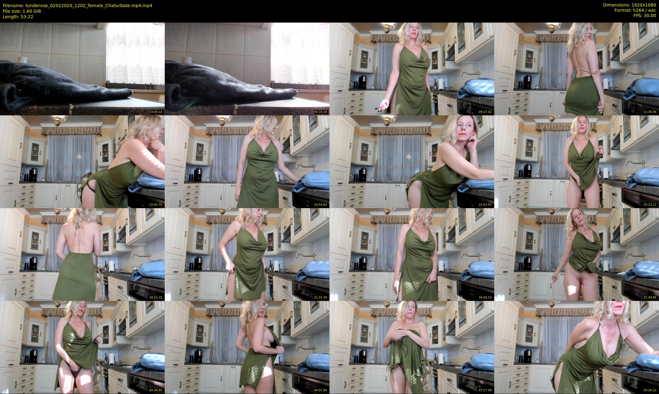 tunderose — 54 minute Chaturbate female cam show recording, 1080p, Feb 2, 2020