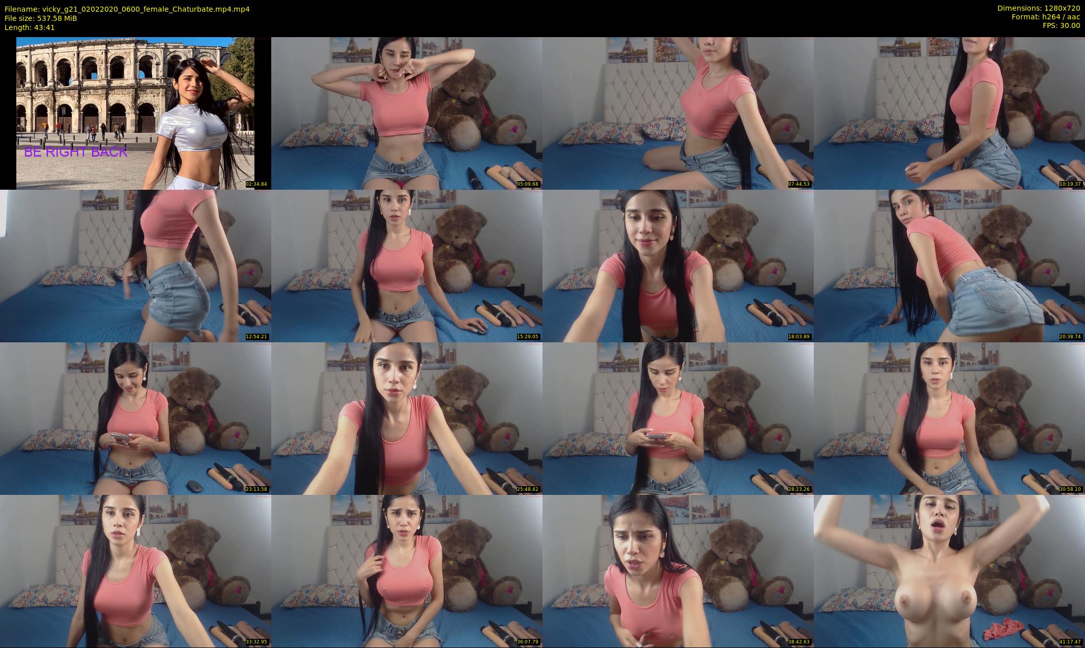 vicky_g21 — 44 minute Chaturbate female cam show recording, 720p, Feb 2, 2020