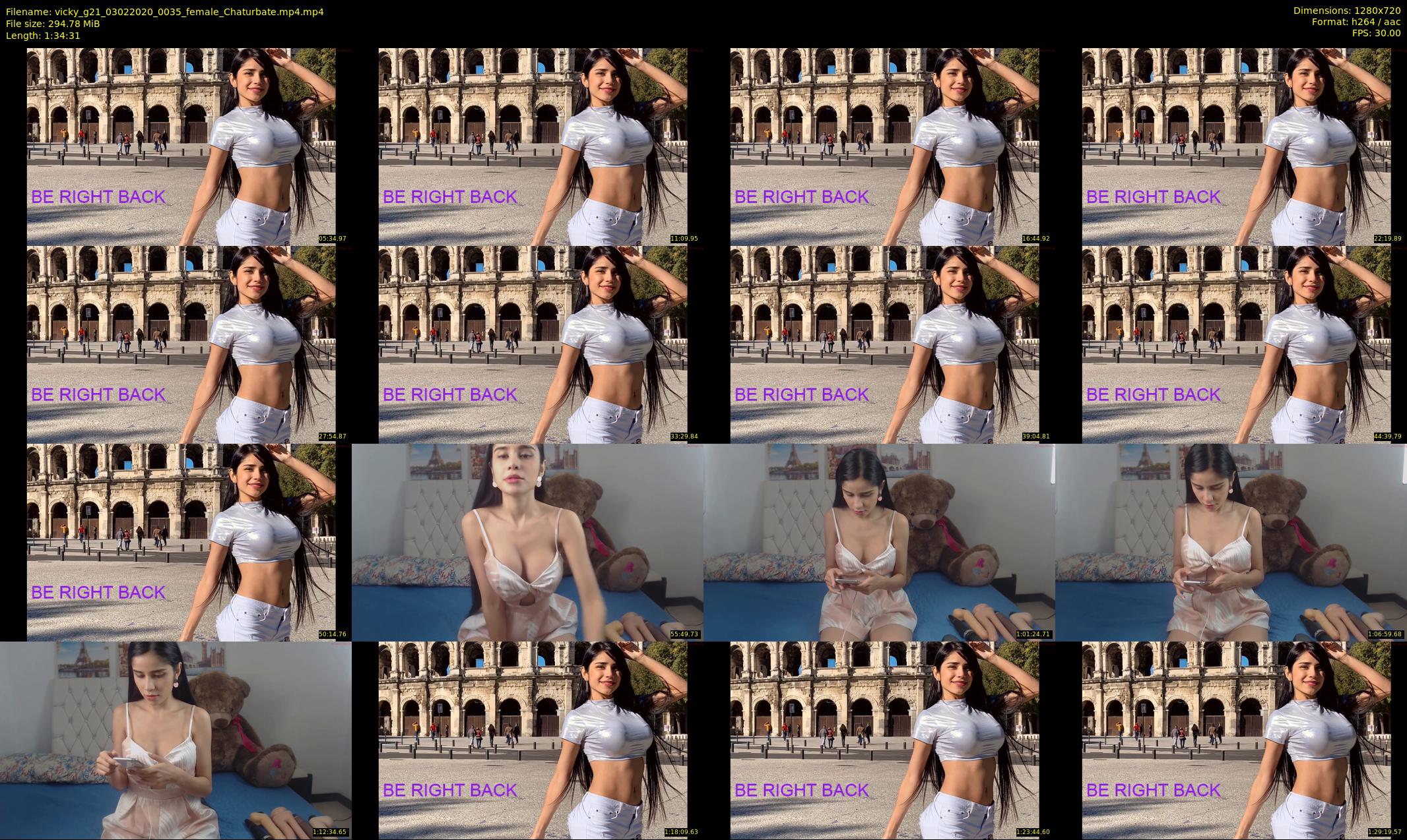 vicky_g21 — 95 minute Chaturbate female cam show recording, 720p, Feb 3, 2020