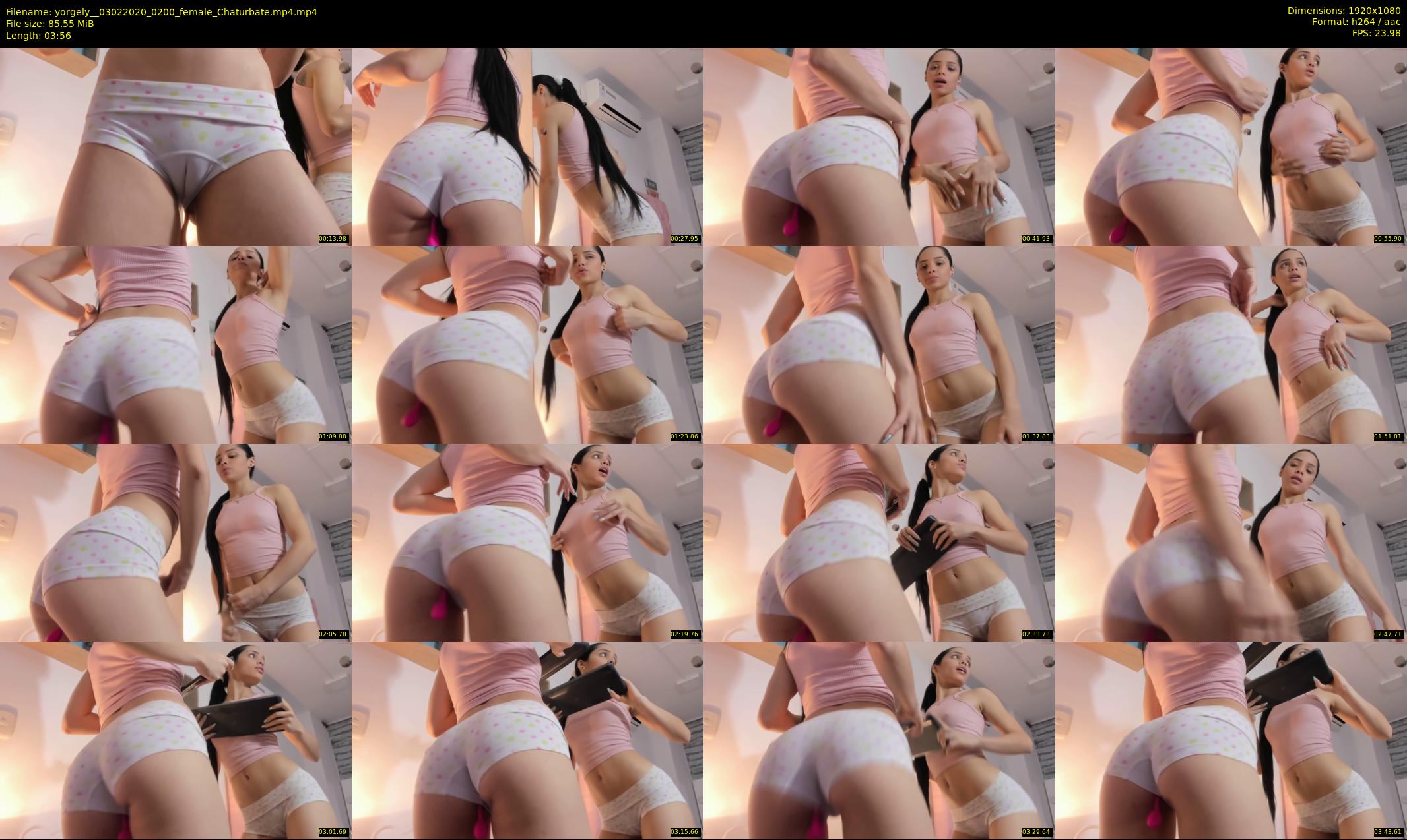 yorgely_ — 4 minute Chaturbate female cam show recording, 1080p, Feb 3, 2020