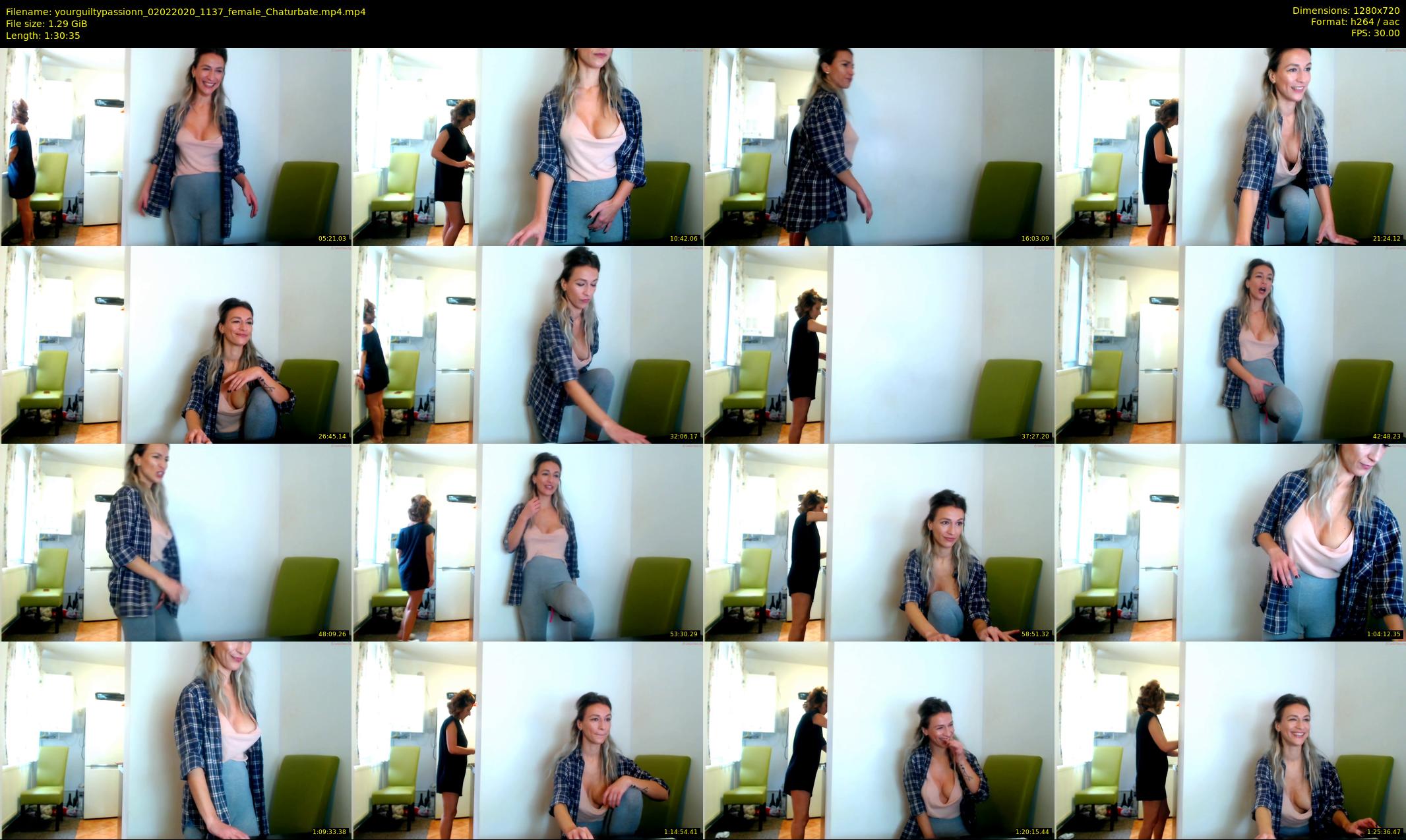 yourguiltypassionn — 91 minute Chaturbate female cam show recording, 720p, Feb 2, 2020
