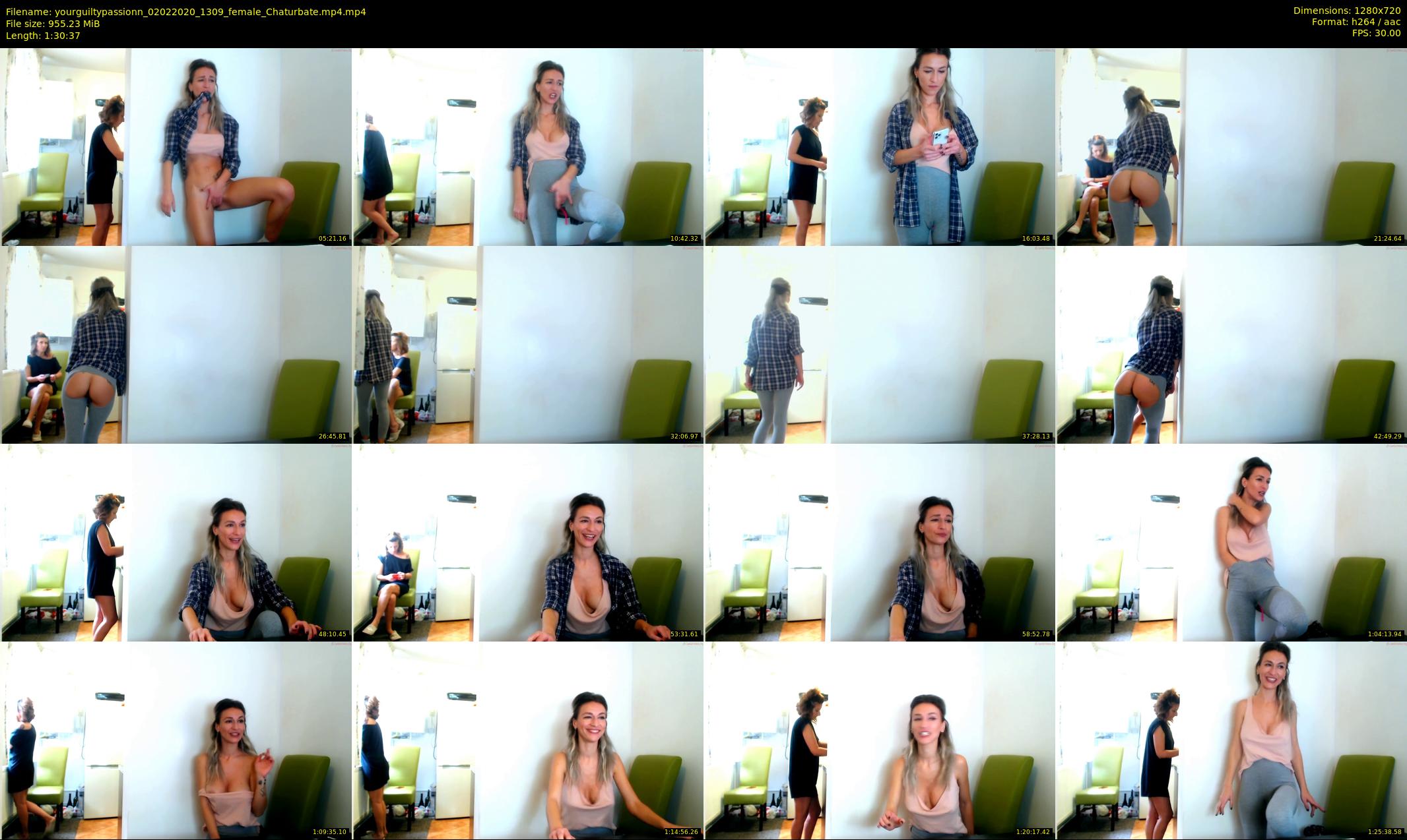 yourguiltypassionn — 91 minute Chaturbate female cam show recording, 720p, Feb 2, 2020