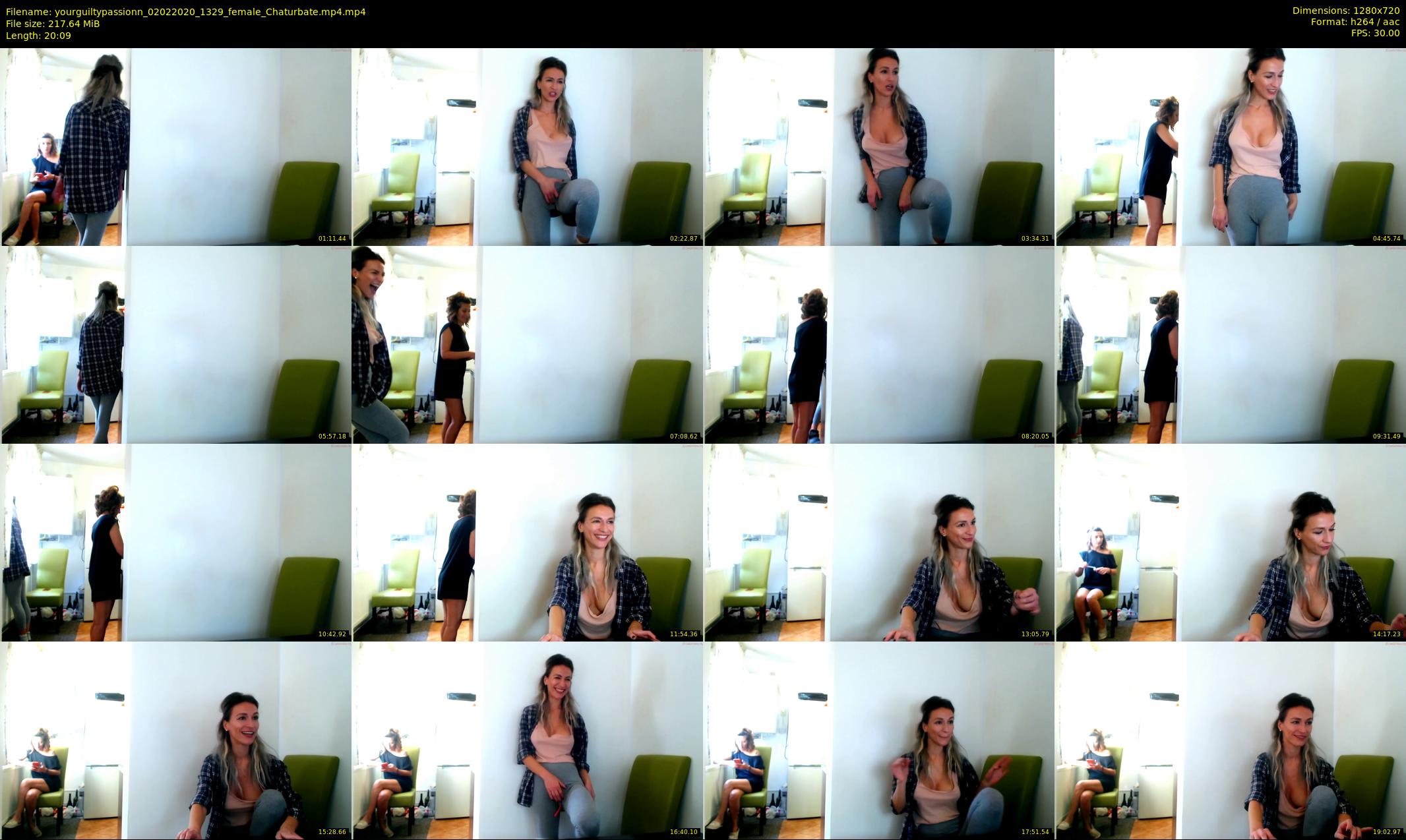 yourguiltypassionn — 21 minute Chaturbate female cam show recording, 720p, Feb 2, 2020