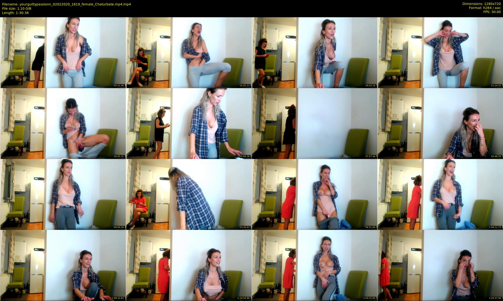 yourguiltypassionn — 91 minute Chaturbate female cam show recording, 720p, Feb 2, 2020