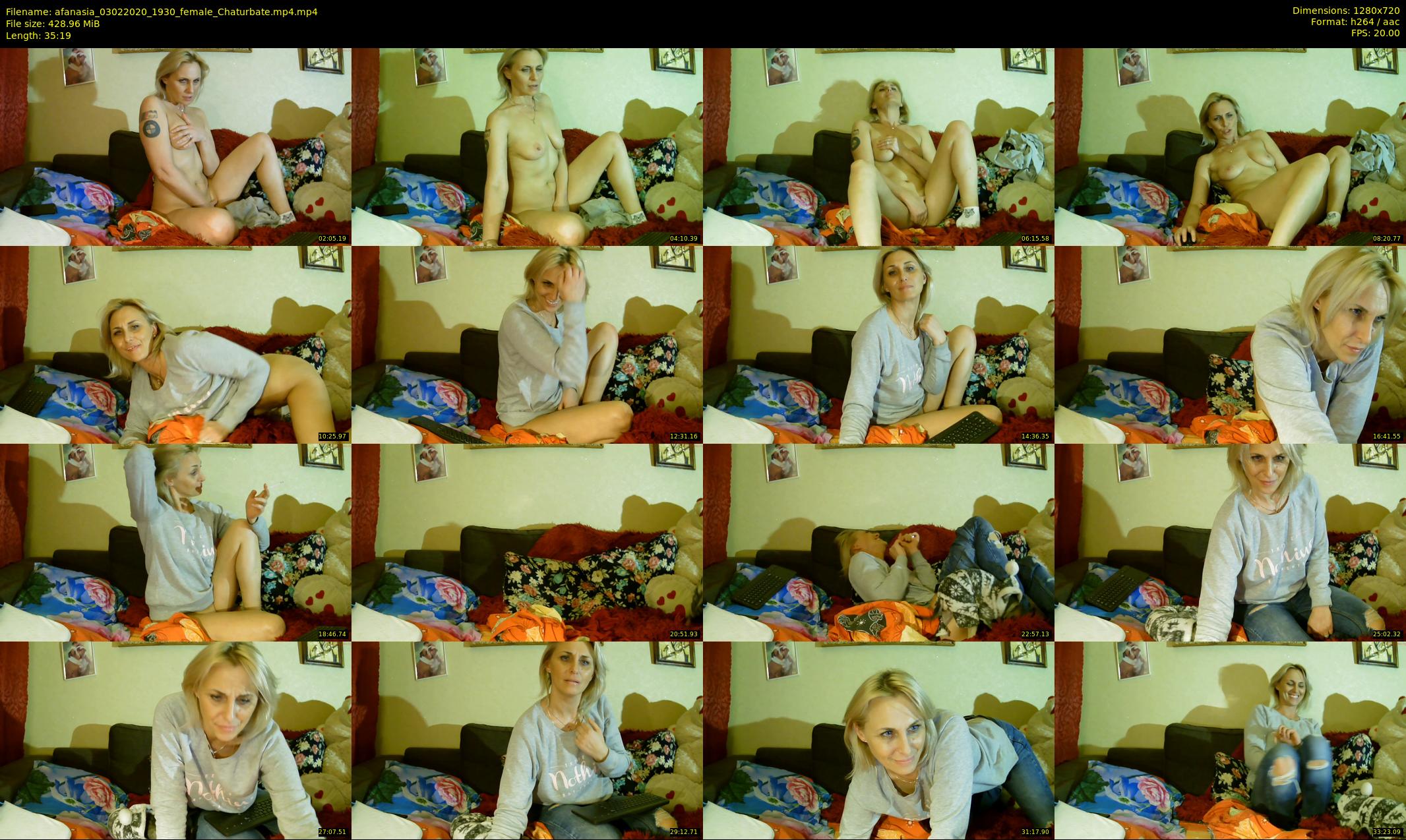 afanasia — 36 minute Chaturbate female cam show recording, 720p, Feb 3, 2020