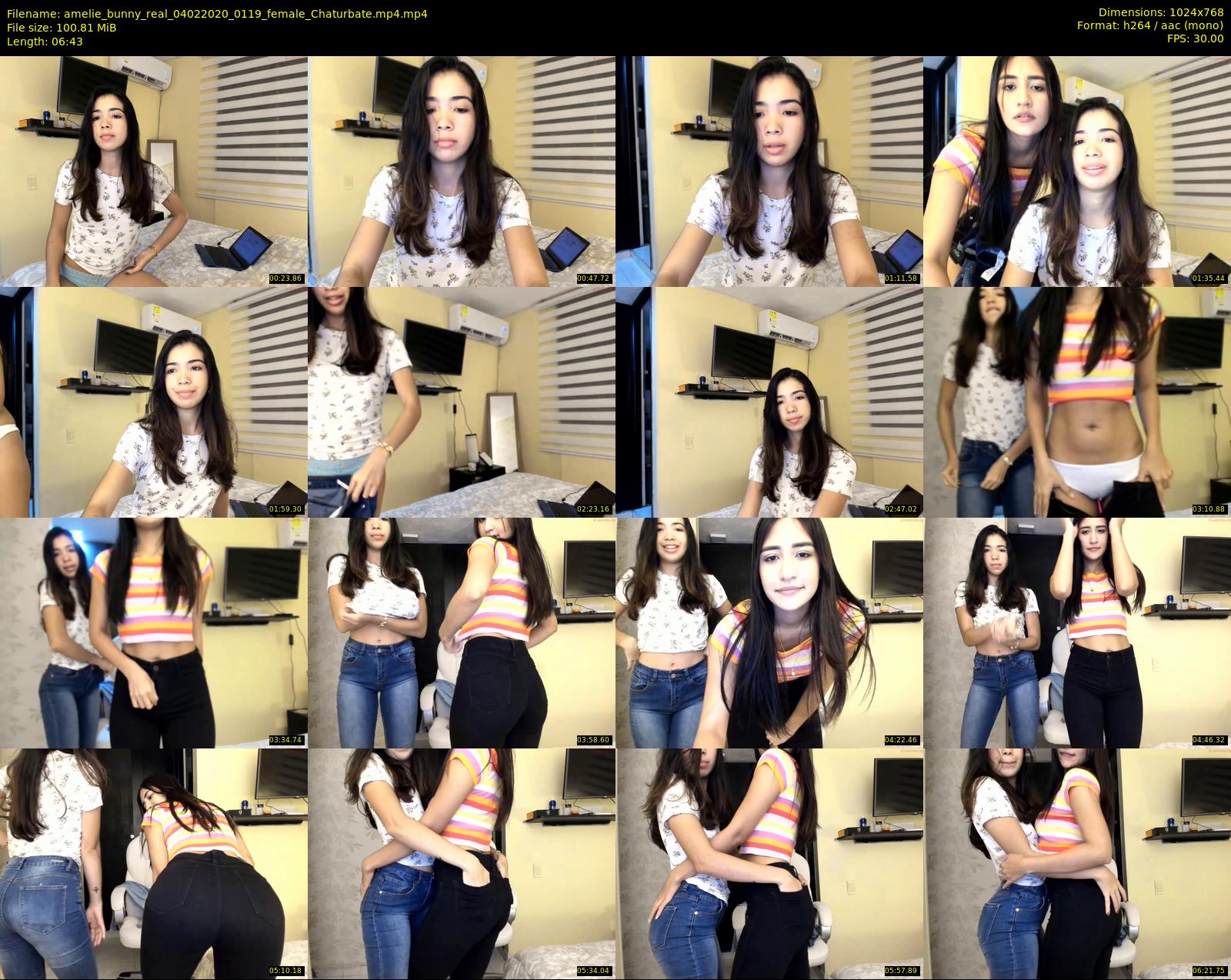 amelie_bunny_real — 7 minute Chaturbate female cam show recording, 720p, Feb 4, 2020
