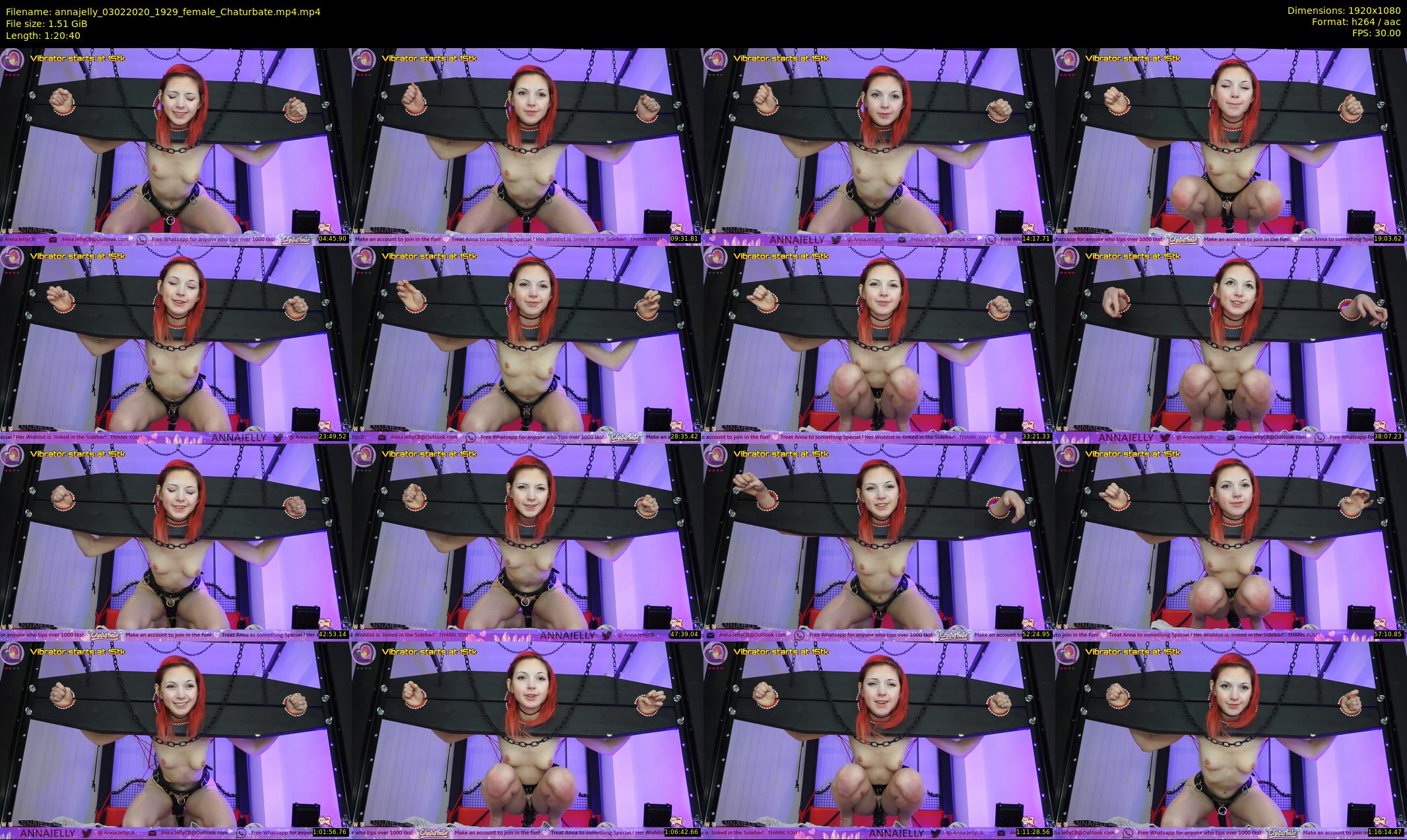 annajelly — 81 minute Chaturbate couple cam show recording, 1080p, Feb 3, 2020